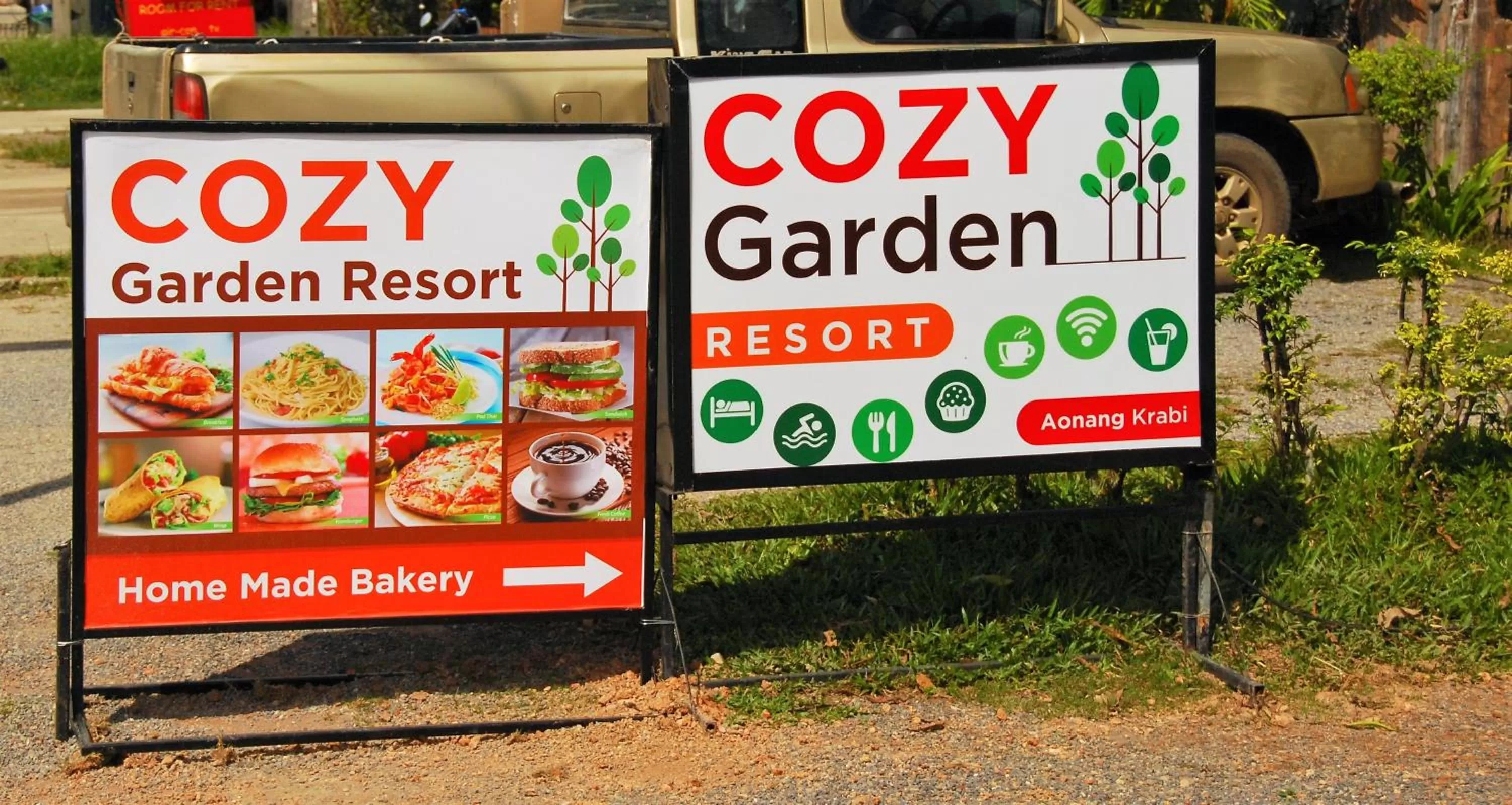 Logo/Certificate/Sign in Cozy Garden Resort