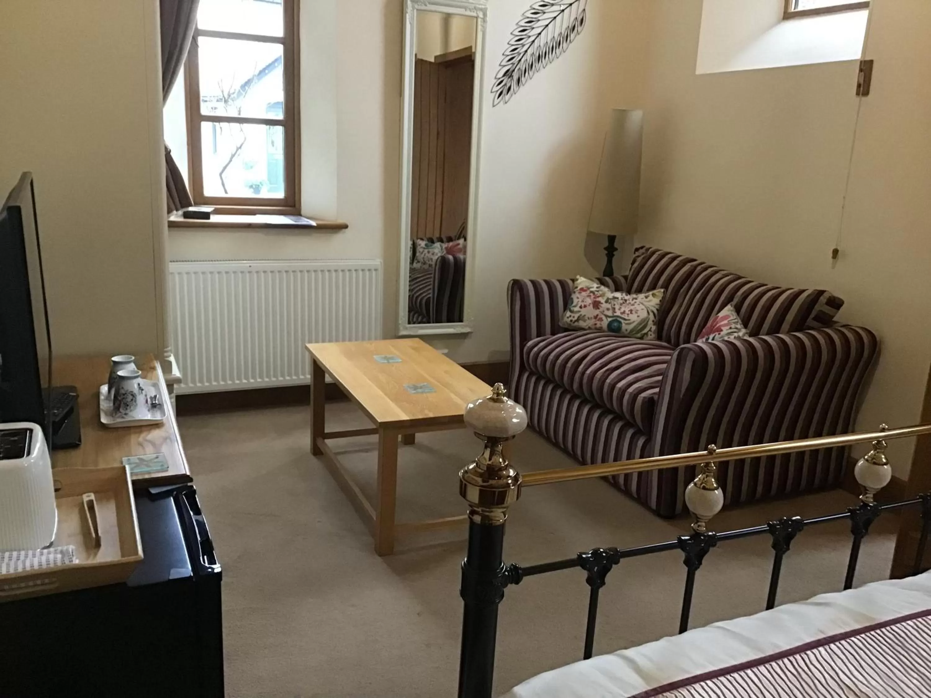 Seating area in Old Chapel Forge