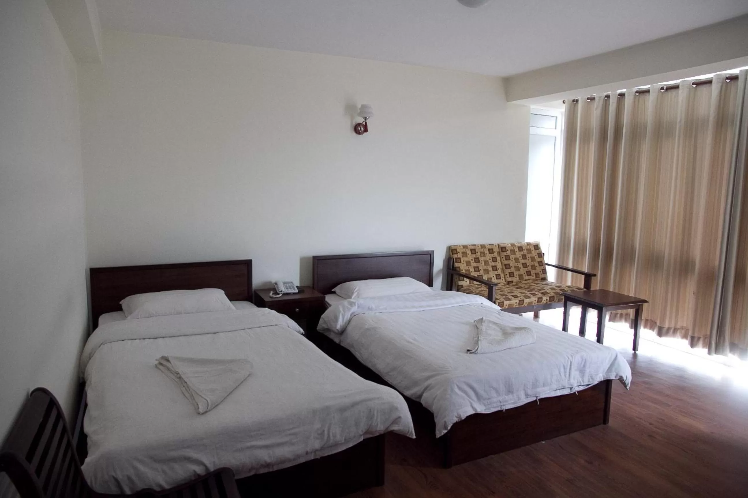 Photo of the whole room, Bed in Hotel Yambu kathmandu