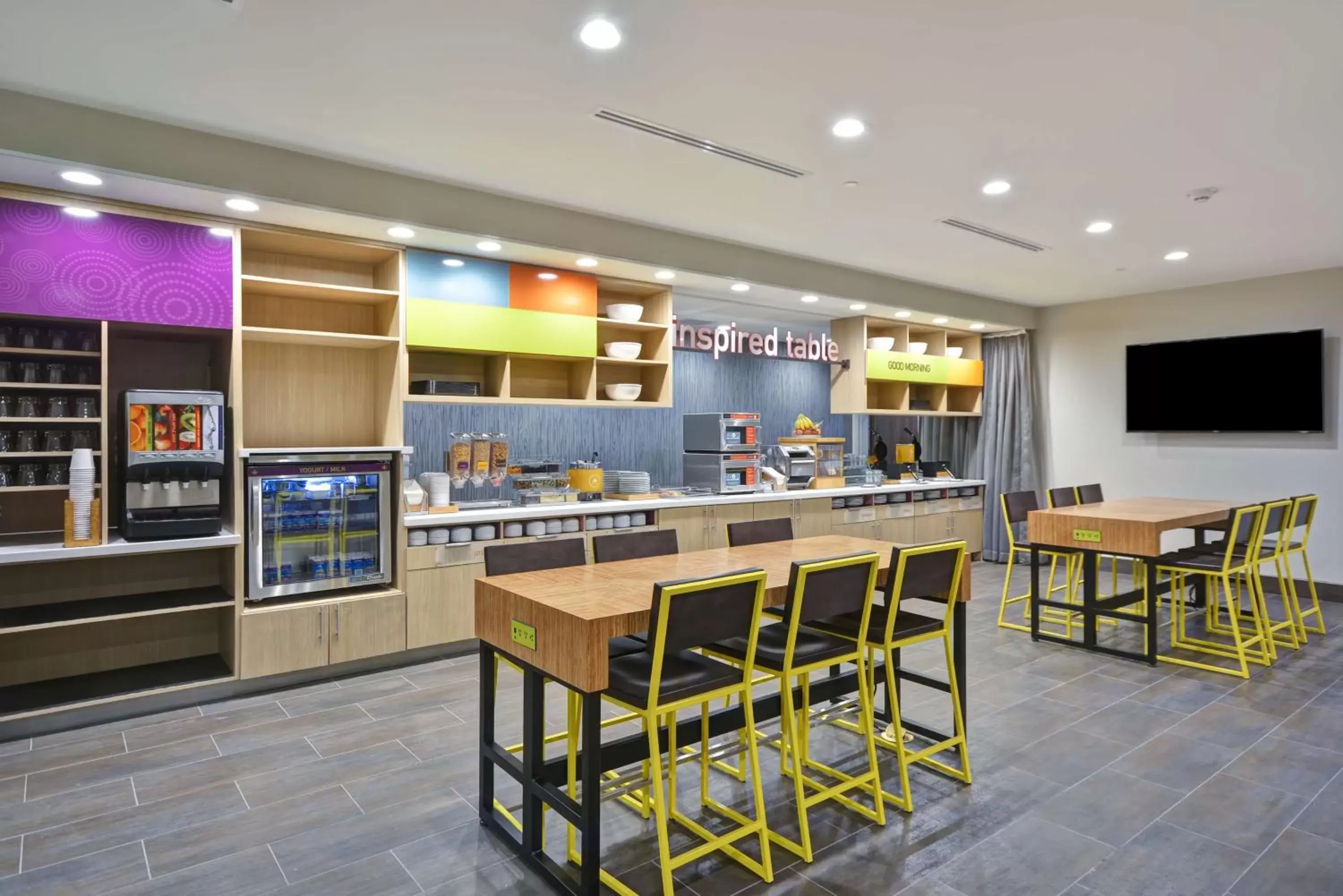 Dining area in Home 2 Suites By Hilton Fairview Allen