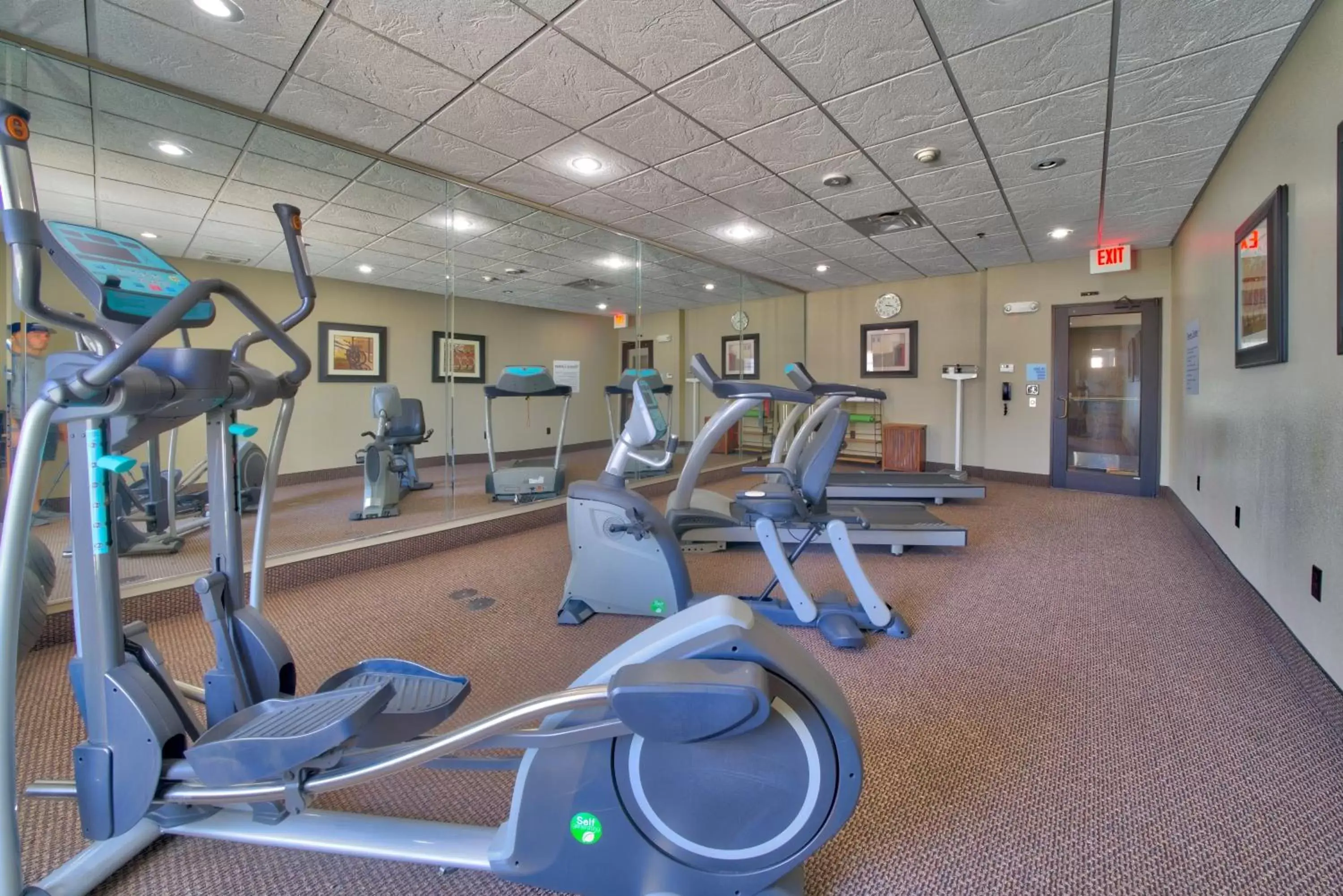Fitness centre/facilities, Fitness Center/Facilities in Holiday Inn Express and Suites Lubbock South, an IHG Hotel