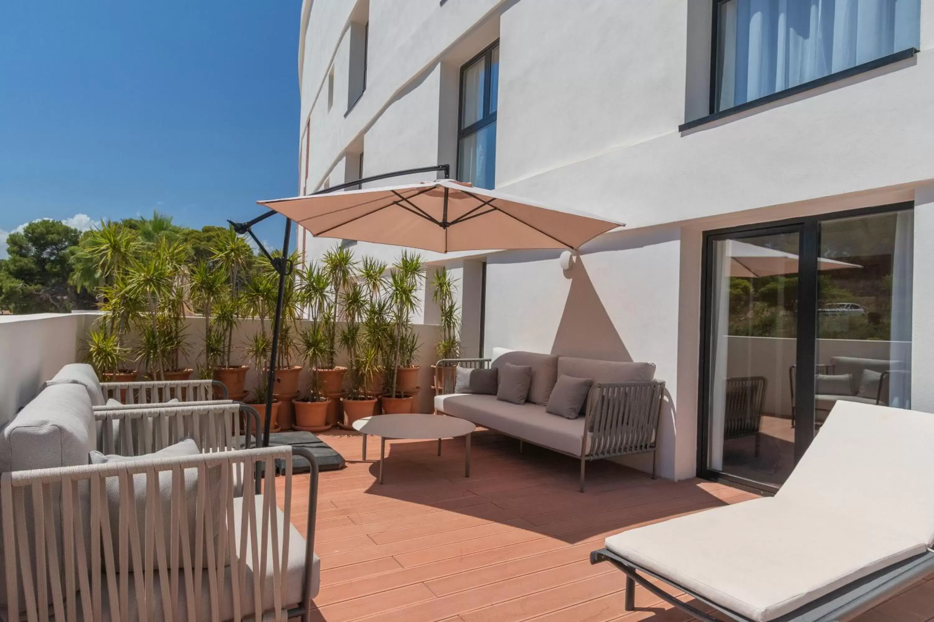 Balcony/Terrace in Hotel Serawa Moraira