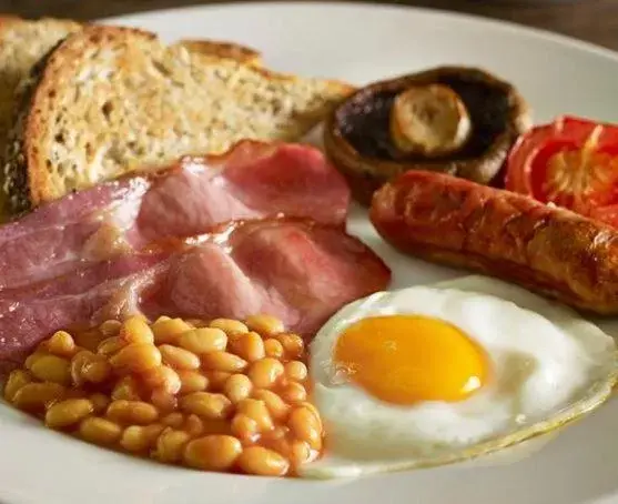 English/Irish breakfast, Food in Red Lion Hotel by Greene King Inns