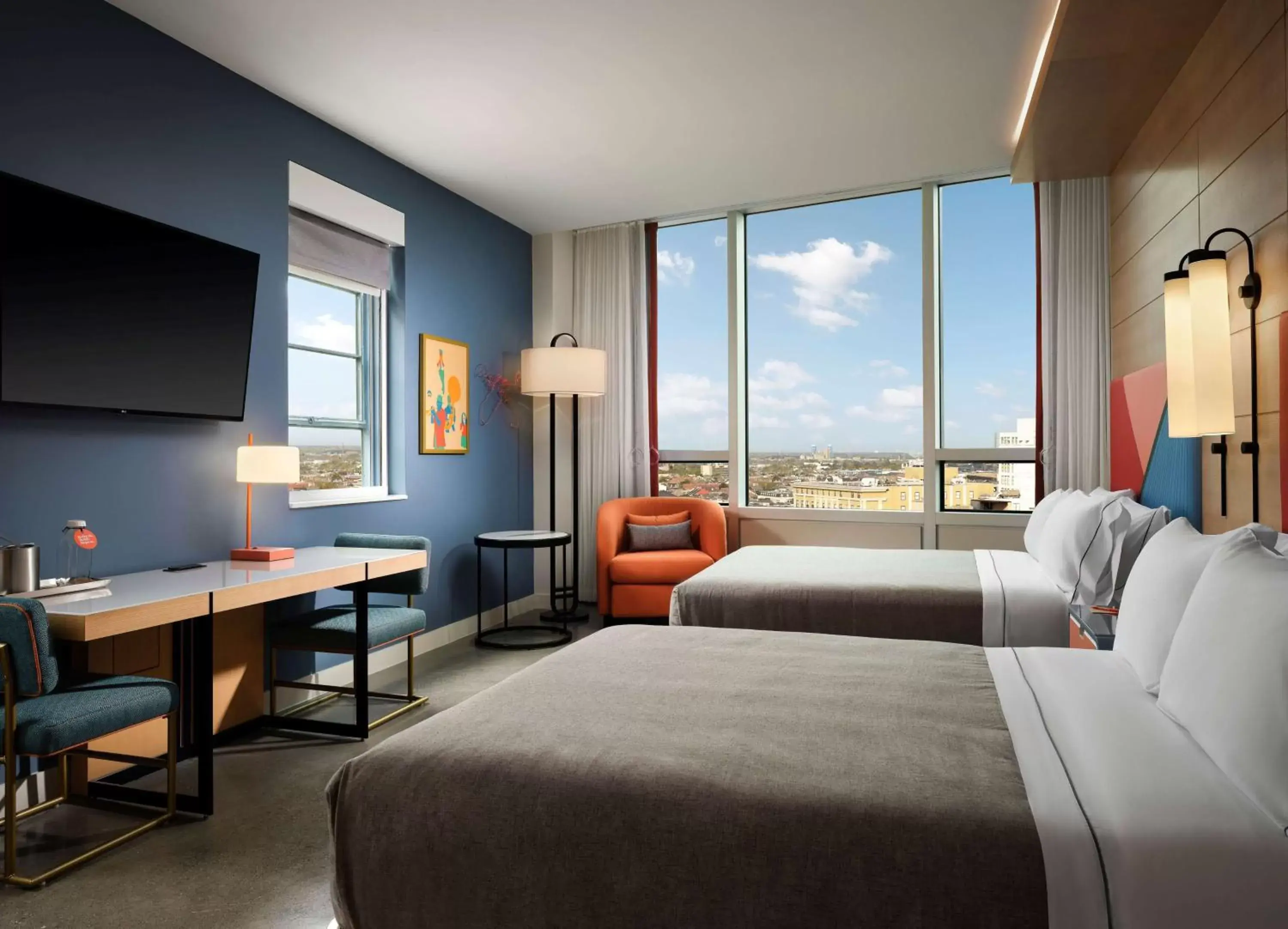 Bed in Canopy by Hilton New Orleans Downtown Bed in Canopy by Hilton New Orleans Downtown