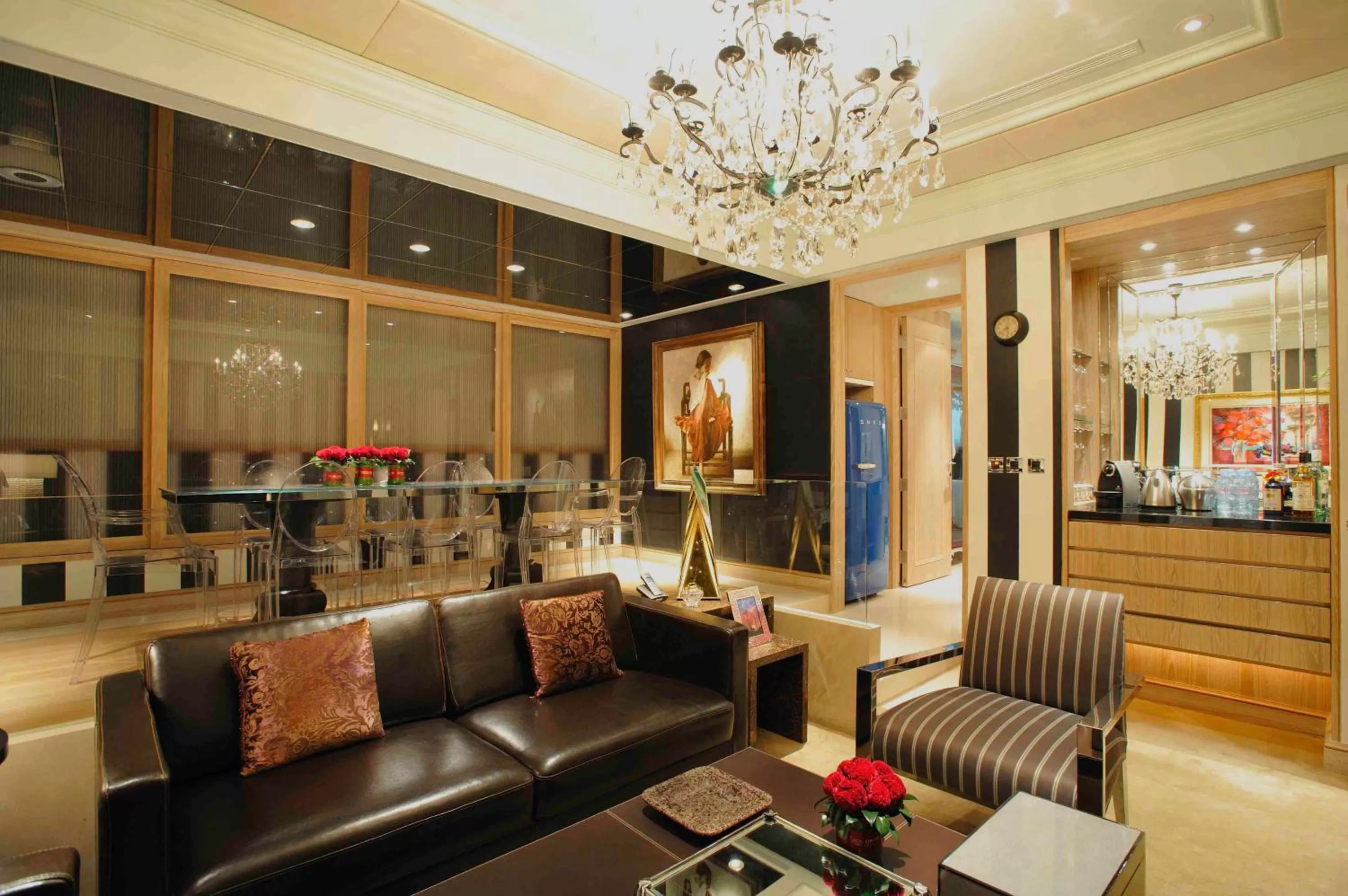 Living room in Hotel Eclat Taipei