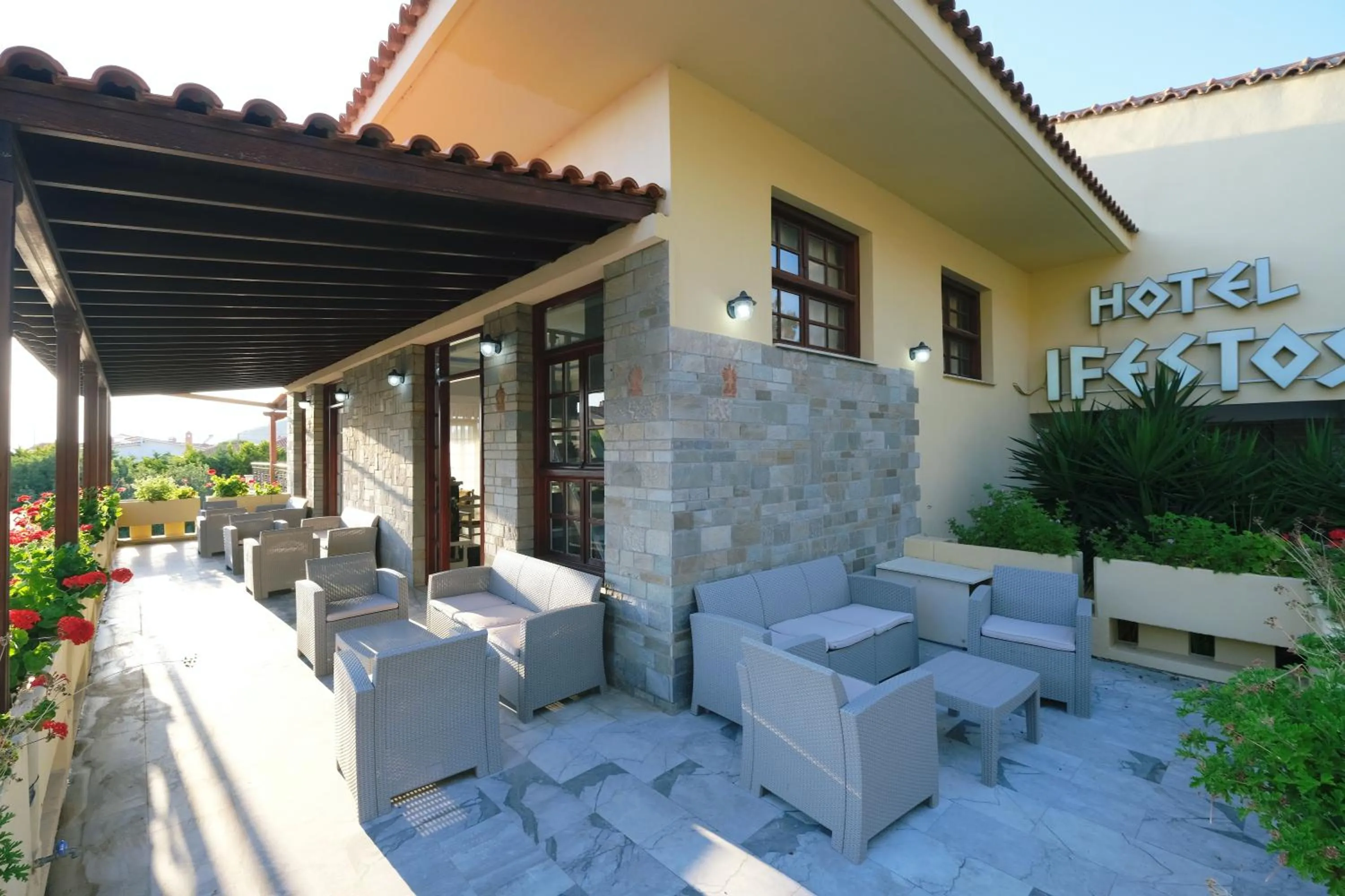 Balcony/Terrace in Ifestos Hotel