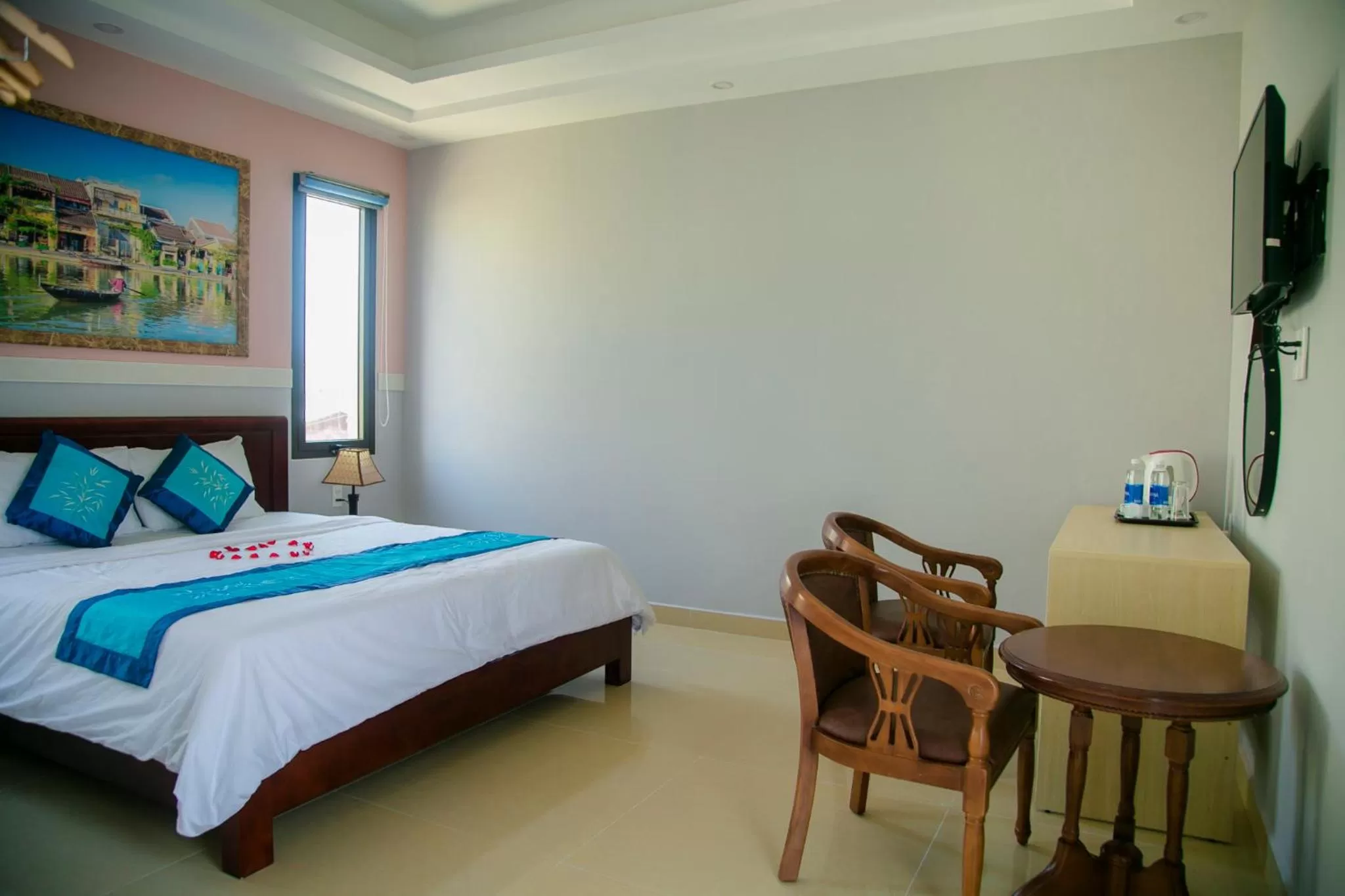 Bed in Hào Anh Villa Hội An