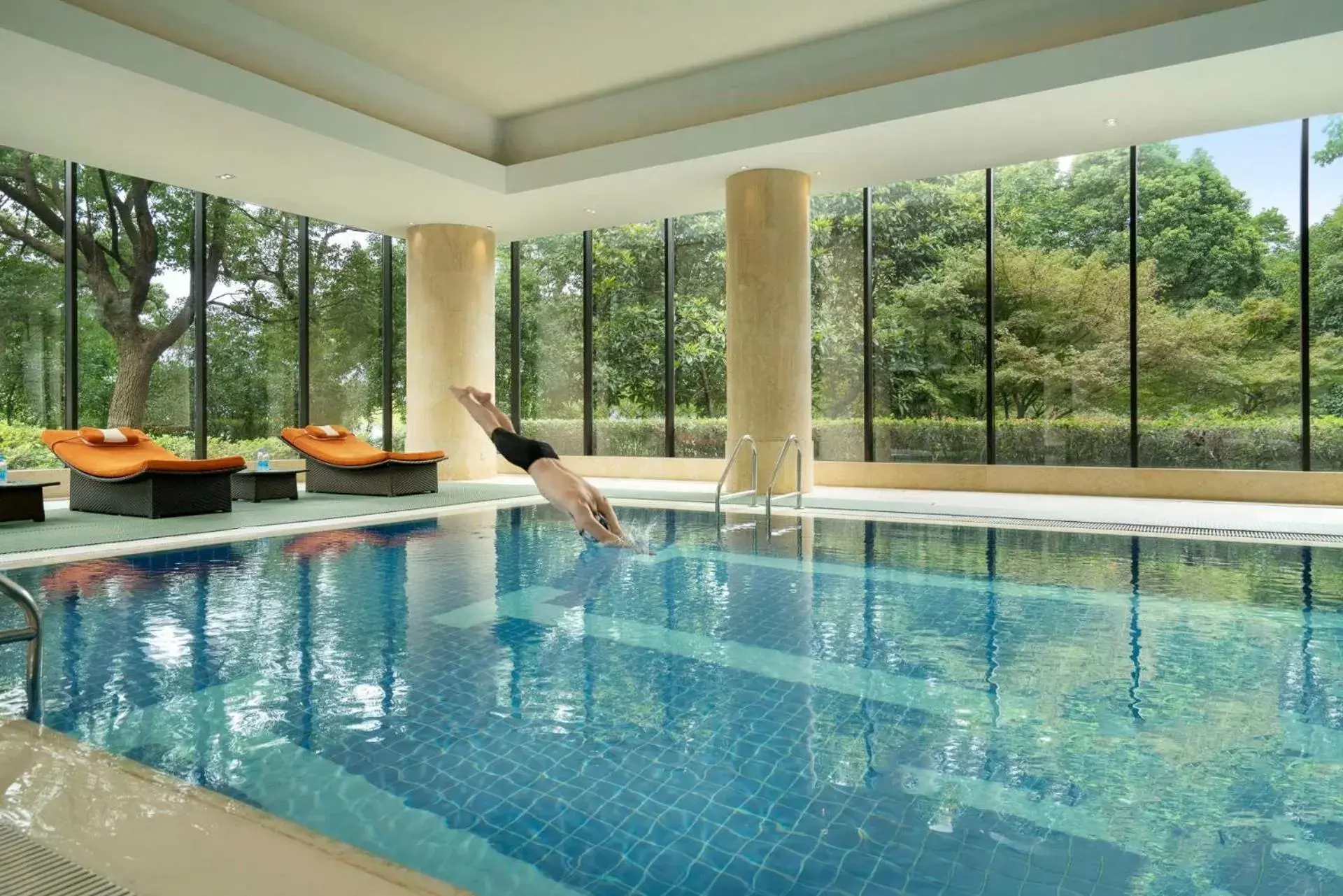 Fitness centre/facilities, Swimming Pool in Kempinski Hotel Suzhou