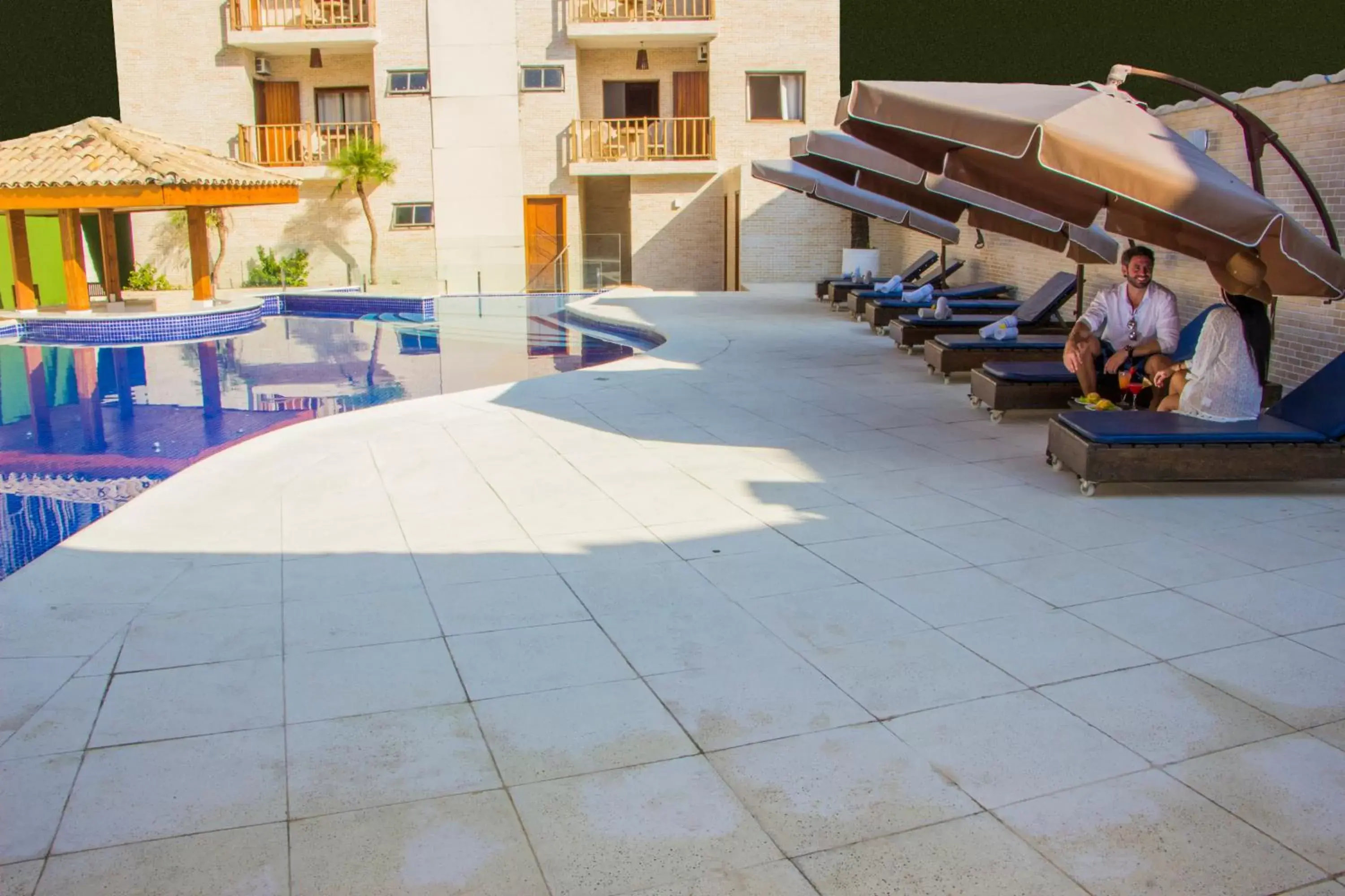 Swimming pool in Strand Hotel Guarujá Frente Mar