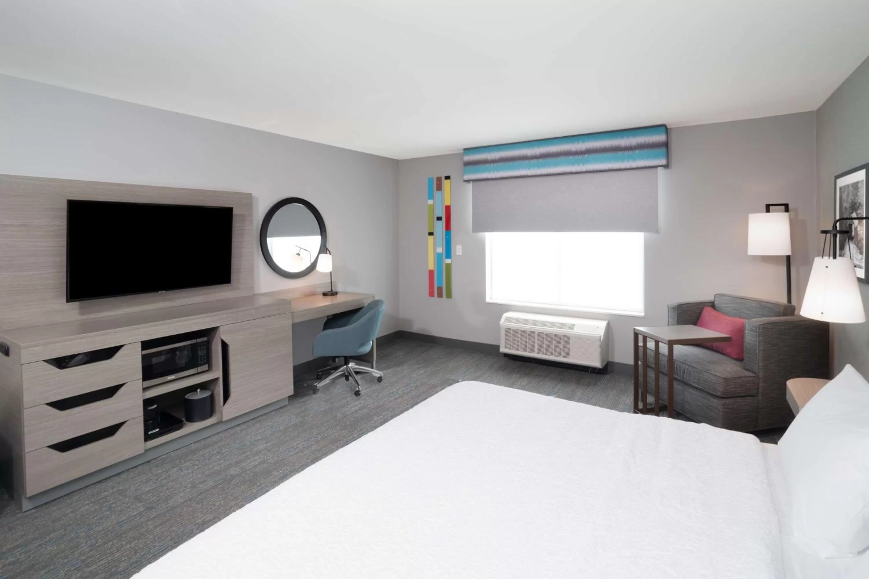 Bedroom, Bed in Hampton Inn Greer Greenville, Sc