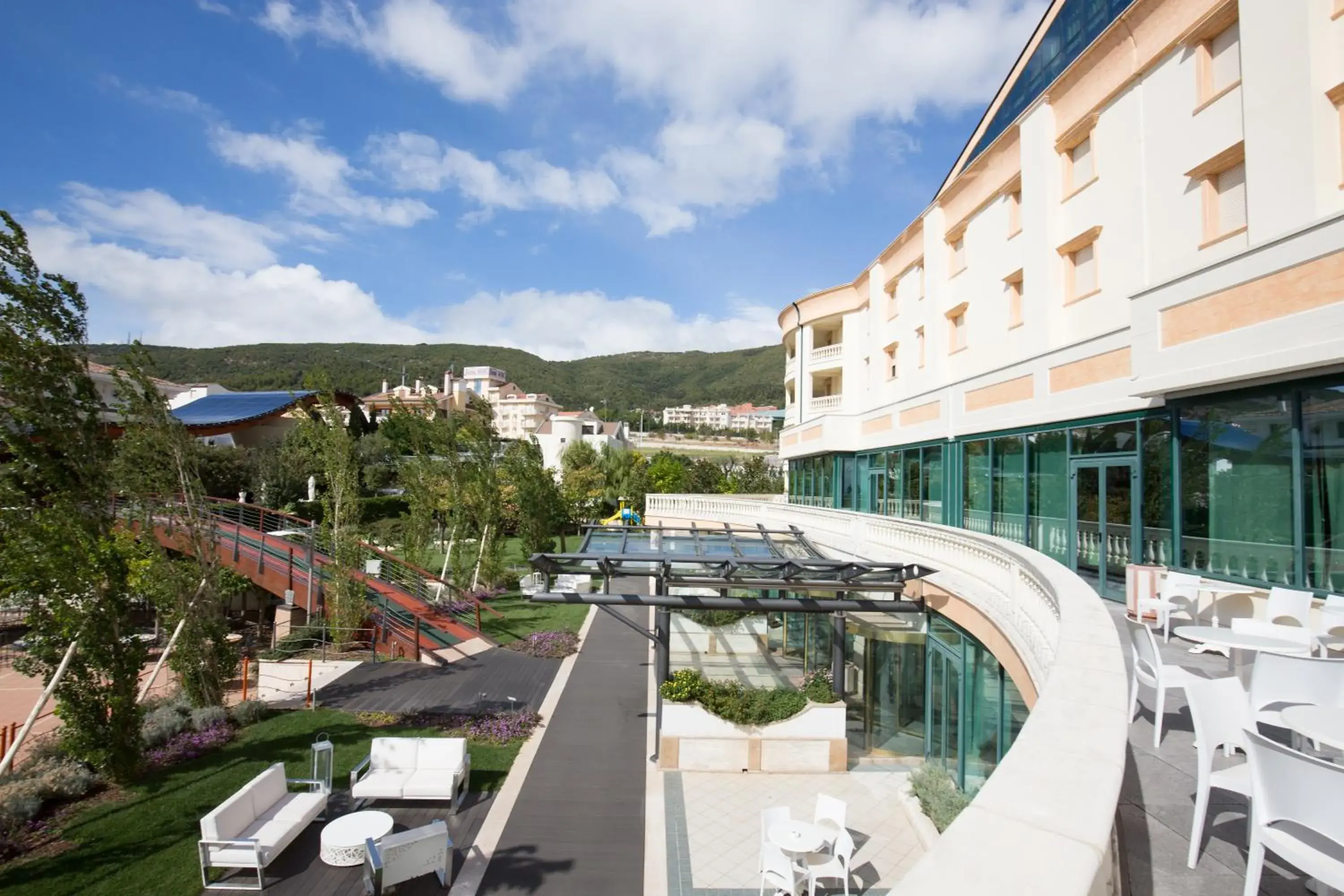 Pool view in Gran Paradiso Hotel Spa