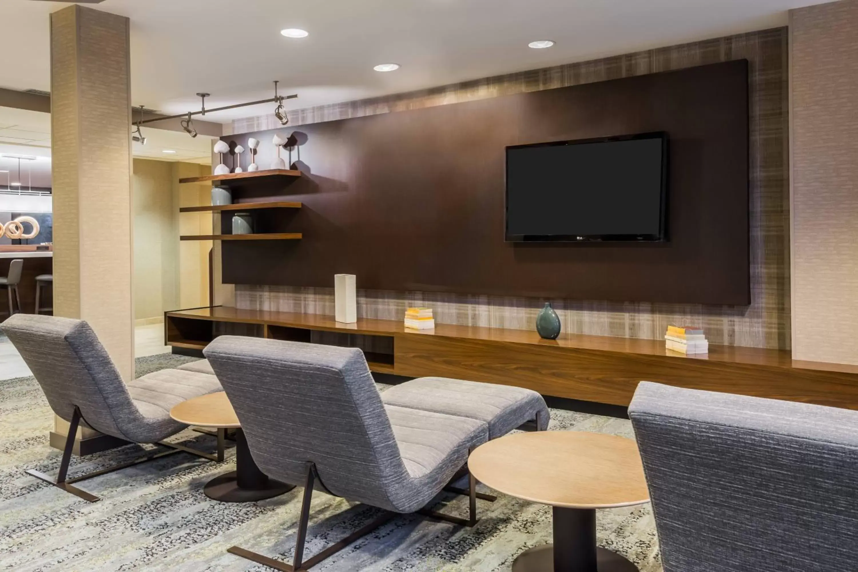 Lobby or reception, TV/Entertainment Center in Courtyard by Marriott Danbury