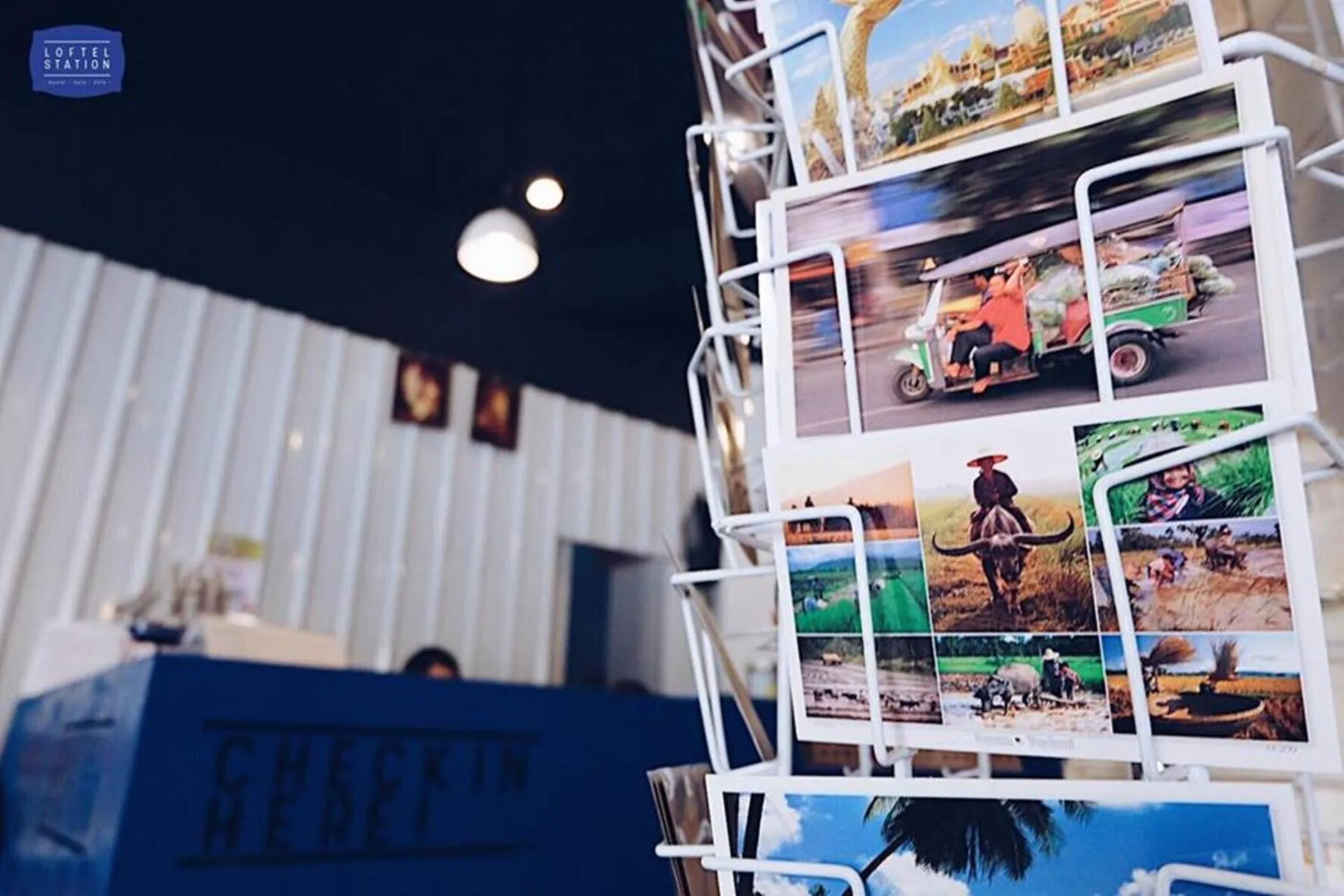 Communal lounge/ TV room in Loftel Station Hostel