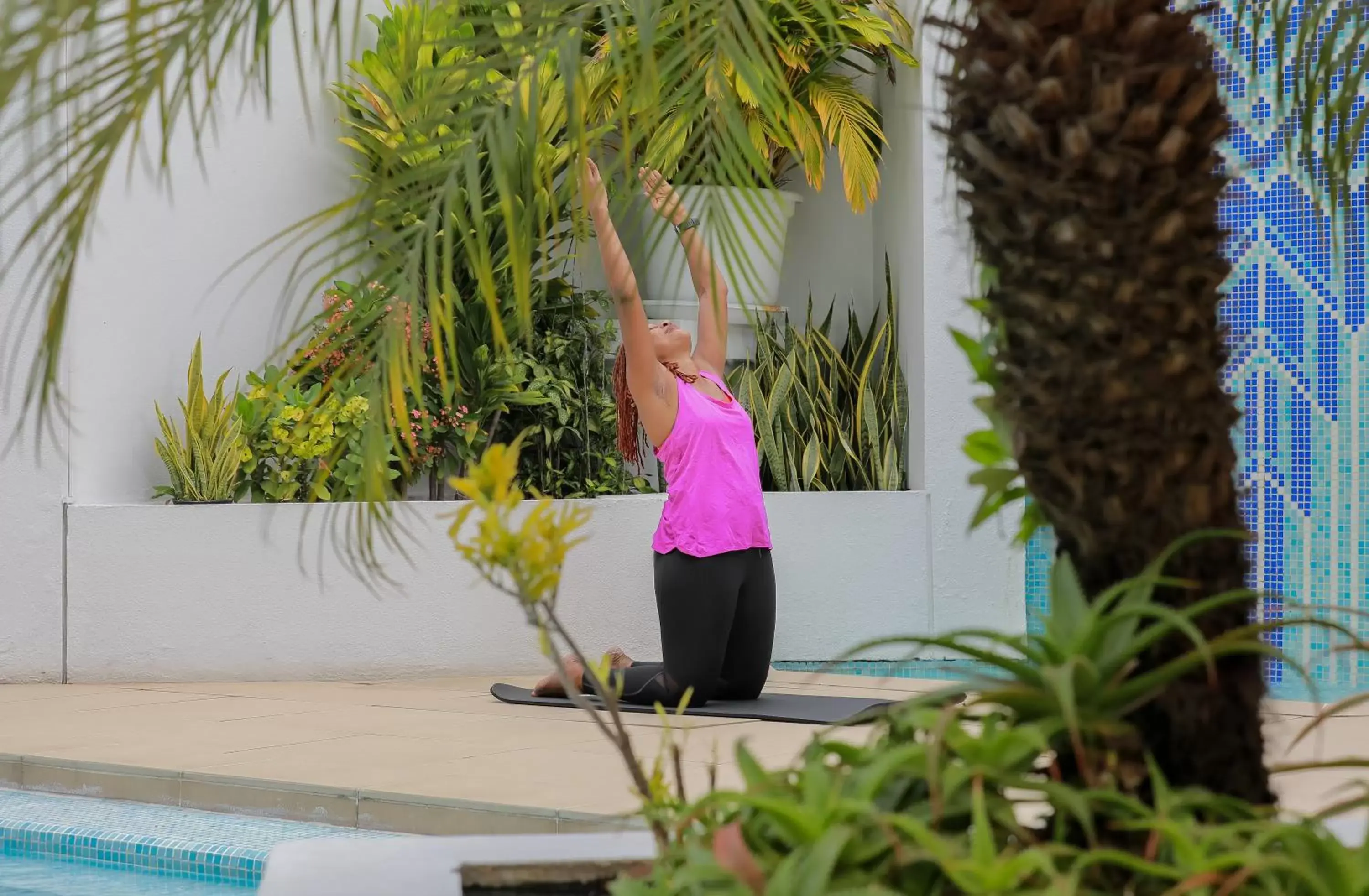Swimming pool in Hotel Tiama Abidjan Swimming pool in Hotel Tiama Abidjan