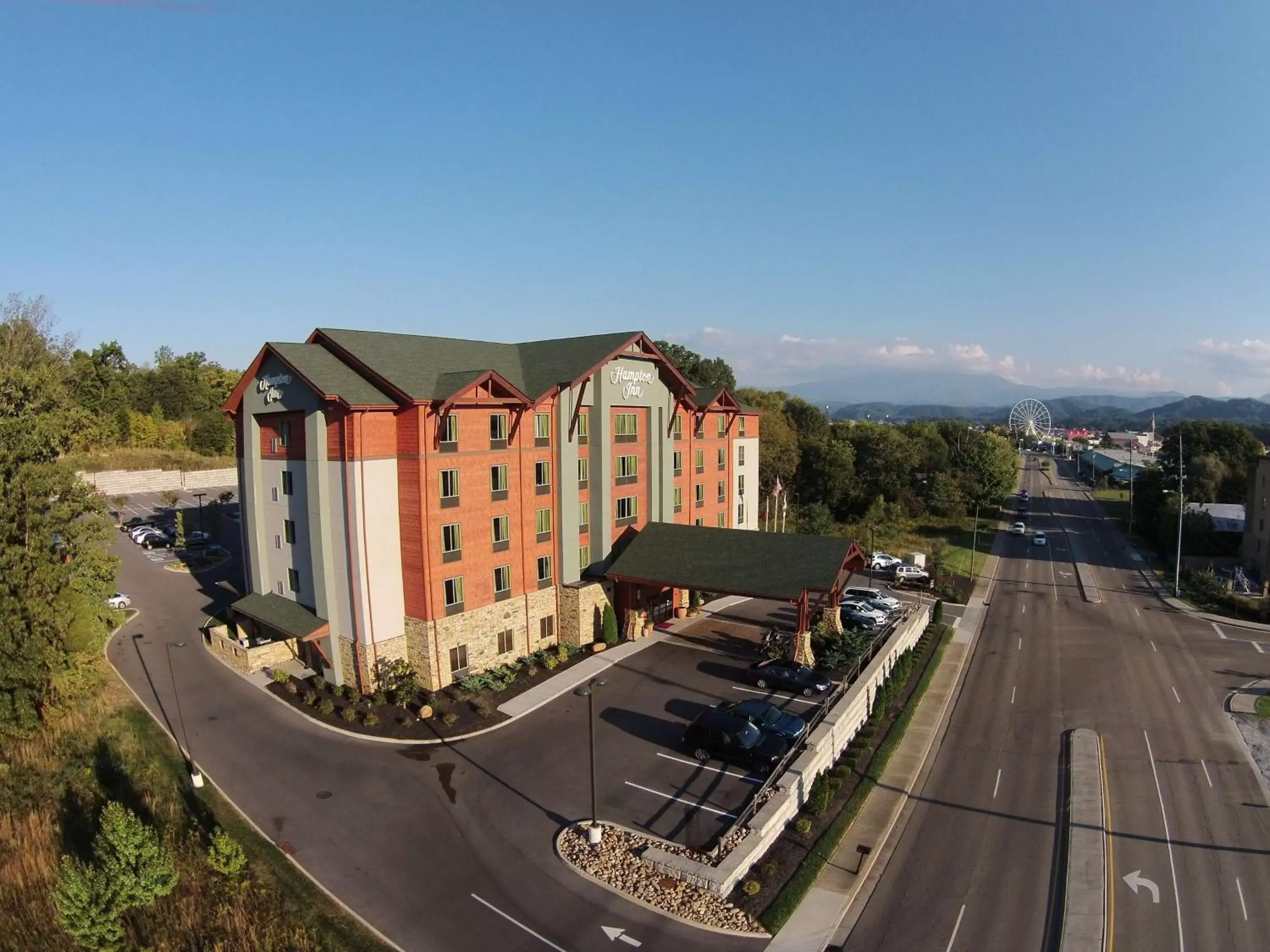 Property building, Bird's-eye View in Hampton Inn Pigeon Forge