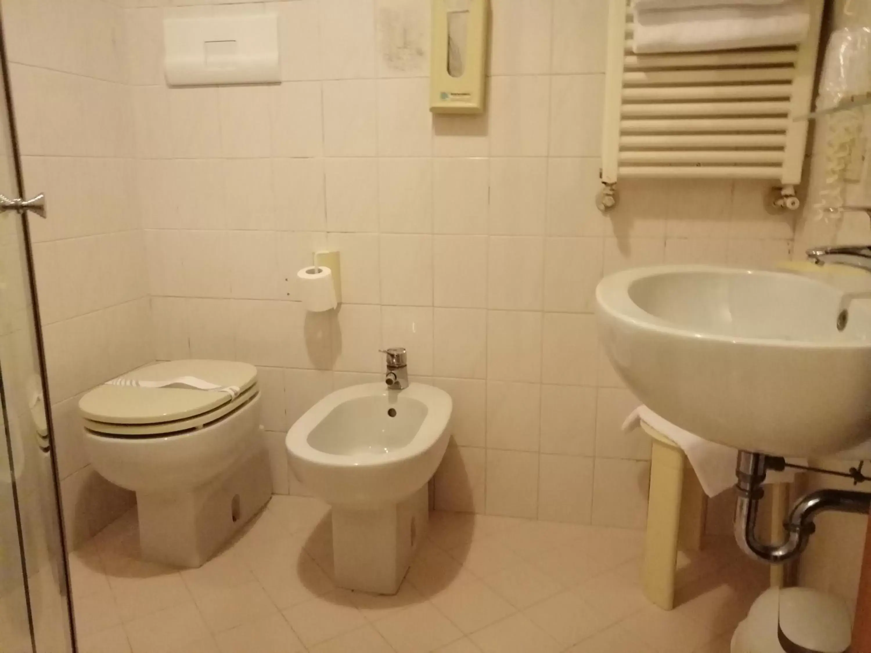 Toilet, Bathroom in Hotel Falier