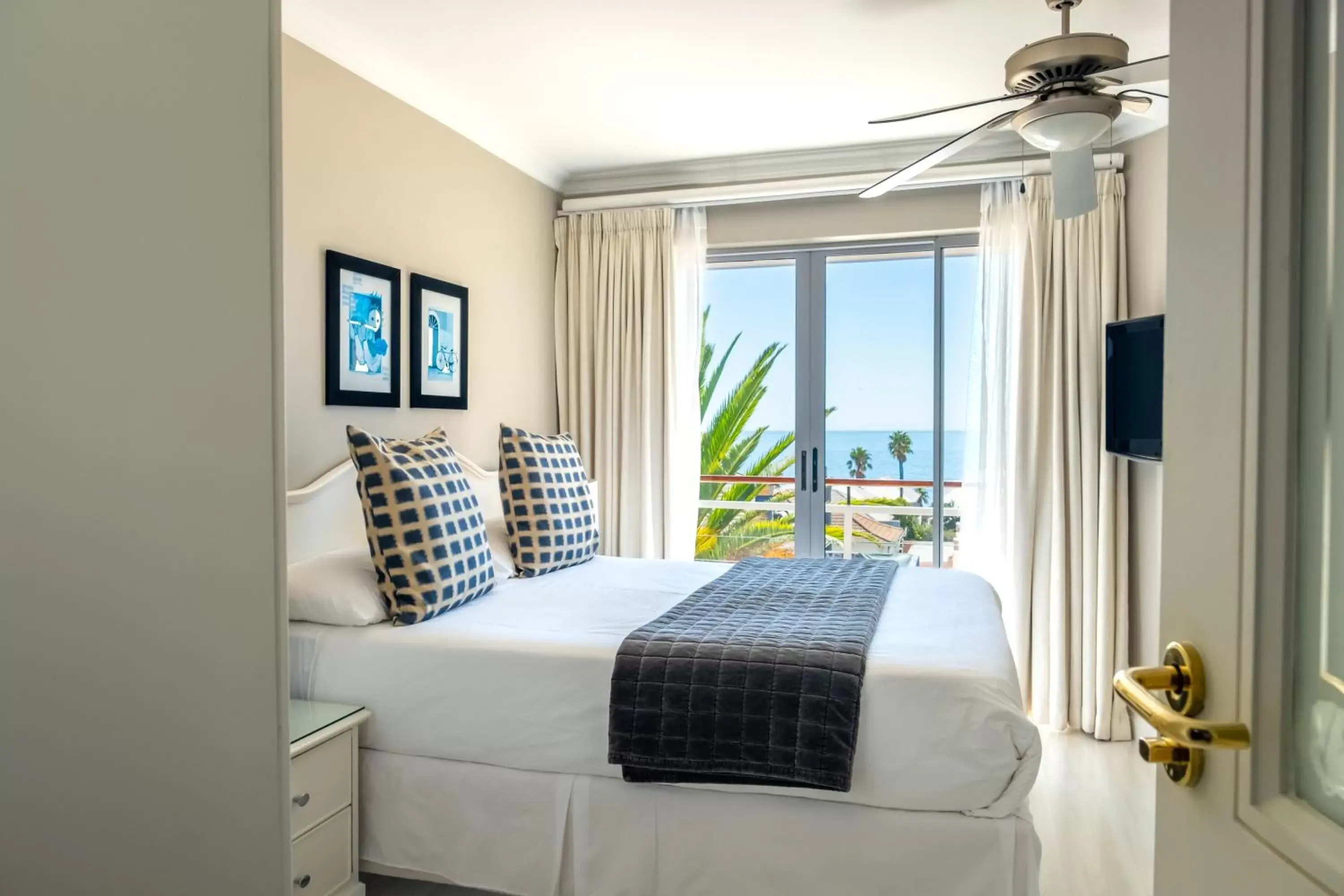 Bedroom, Bed in The Bantry Bay Aparthotel by Totalstay