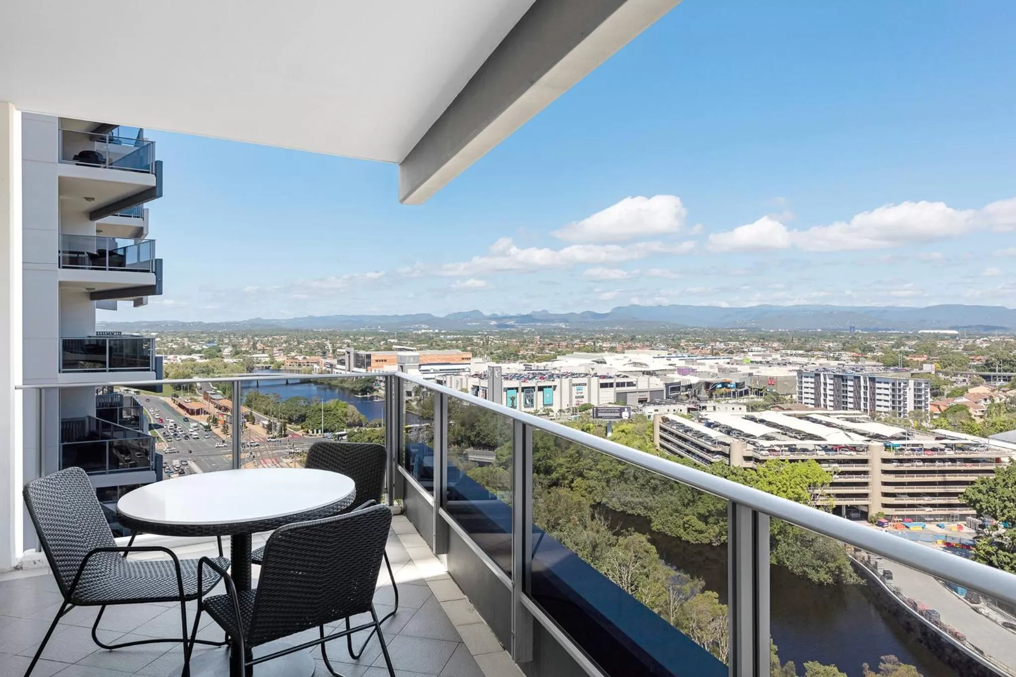 Balcony/Terrace in Meriton Suites Broadbeach