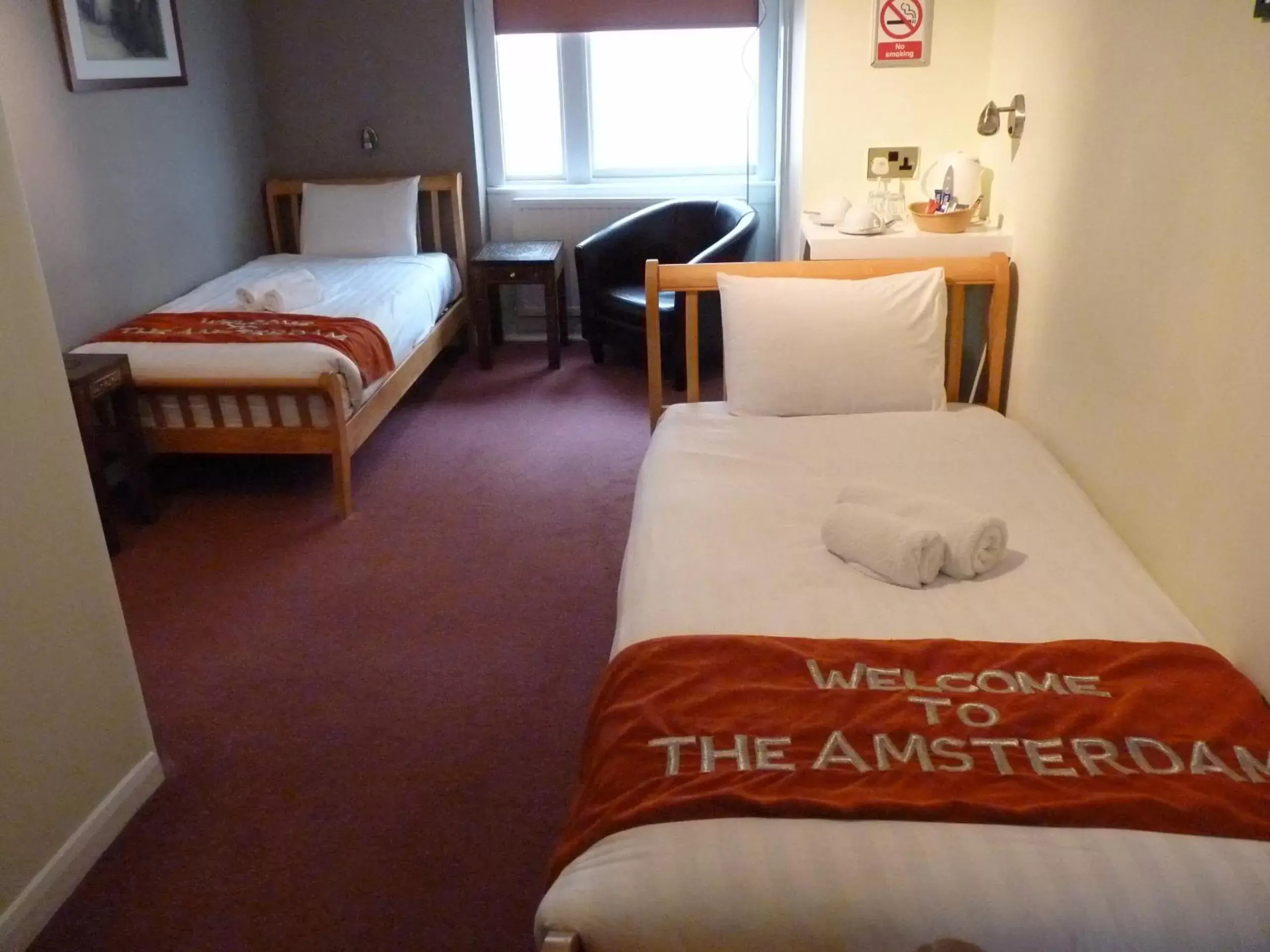 Bedroom, Bed in Amsterdam Hotel Brighton Seafront