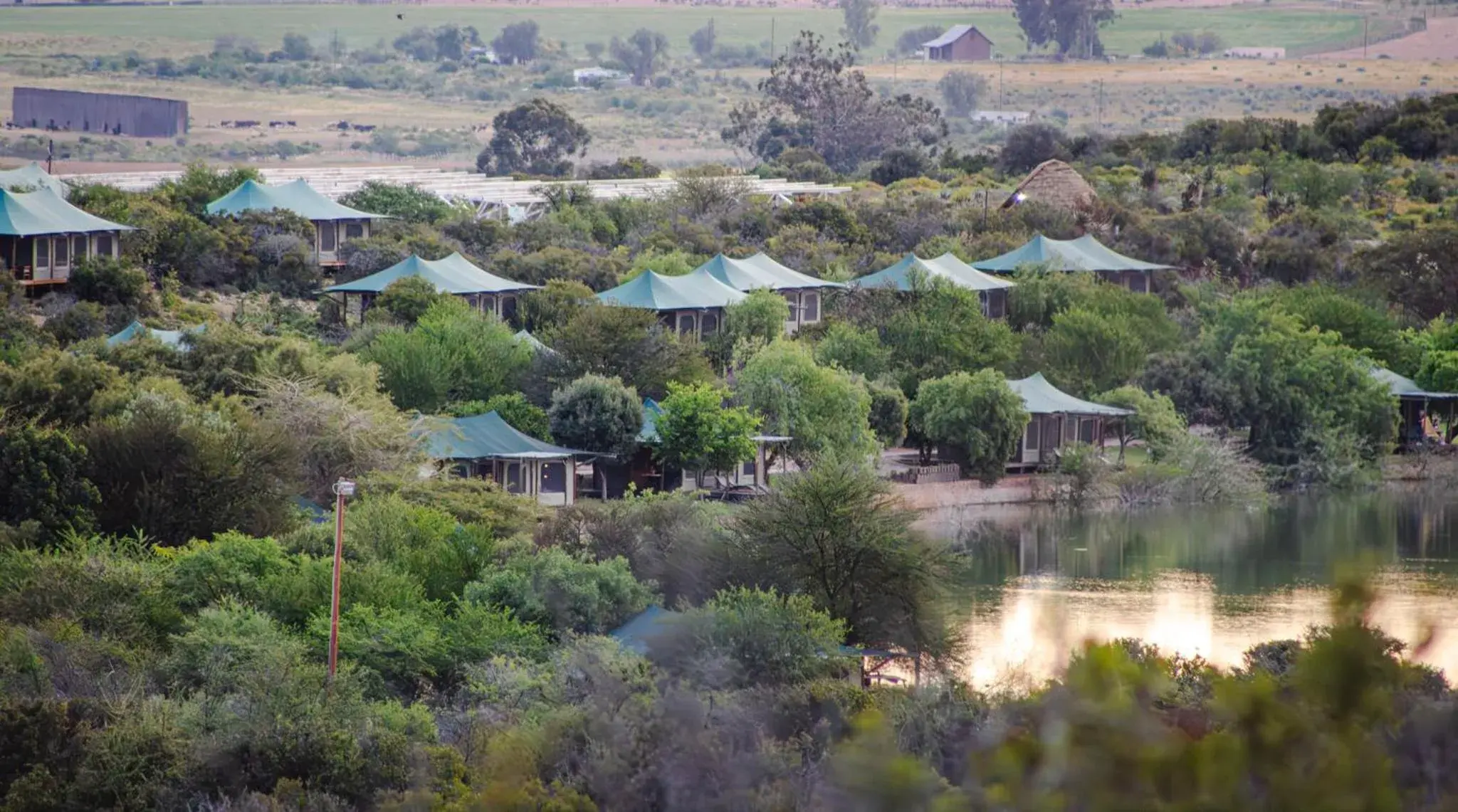 Property building, Bird's-eye View in Buffelsdrift Game Lodge