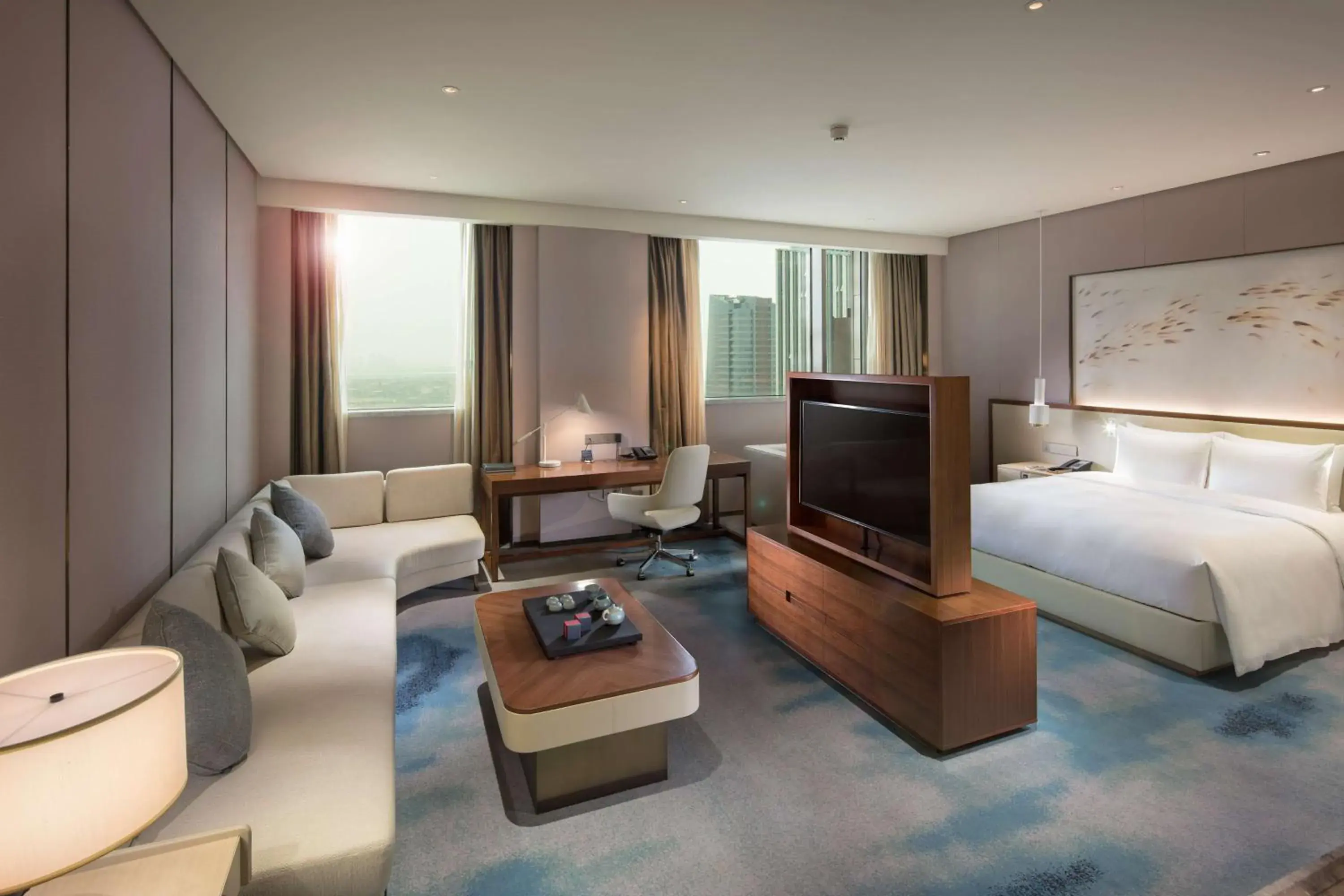 Bedroom, Seating Area in Hilton Quanzhou Riverside