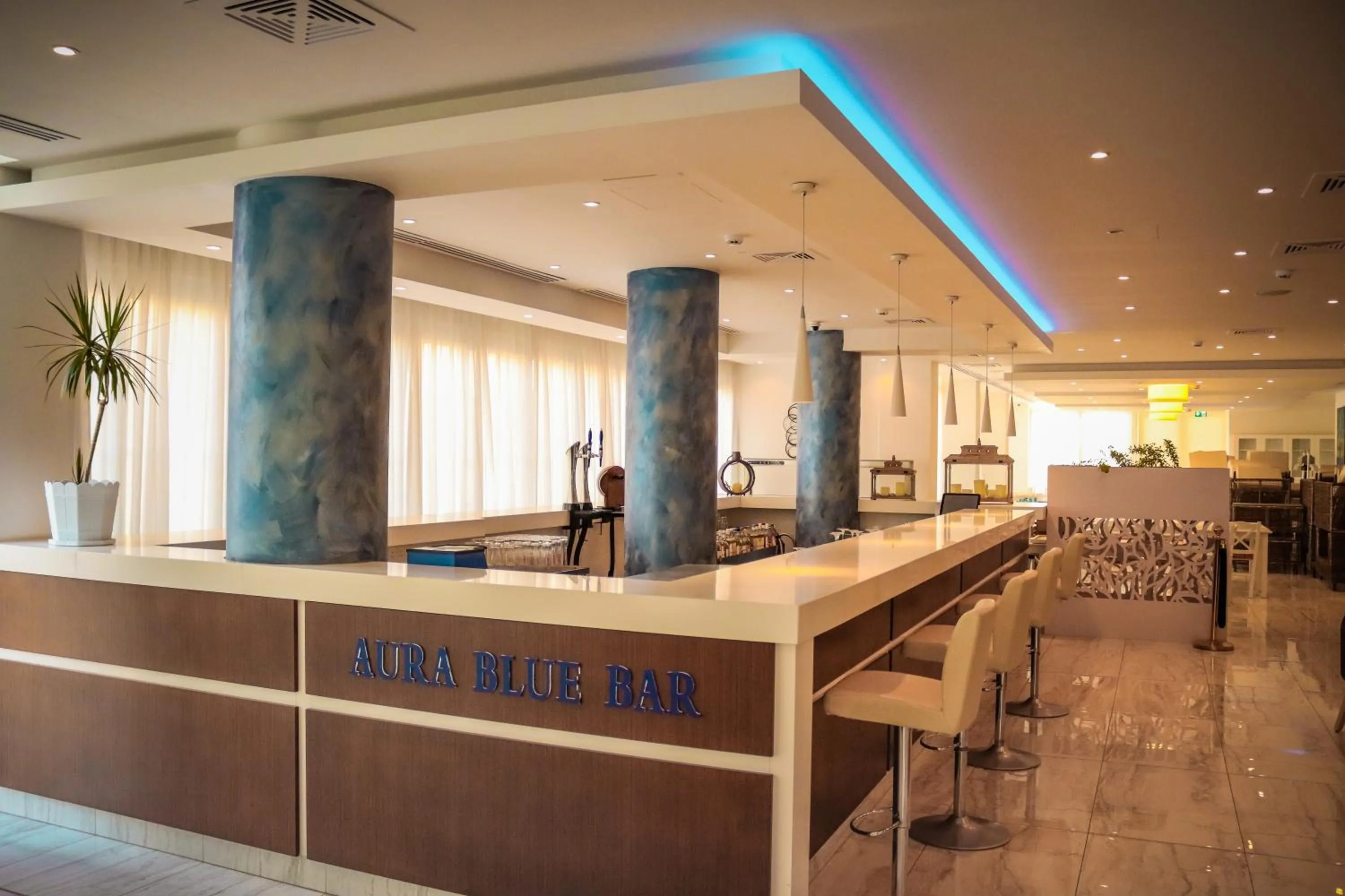 Lounge or bar in Gaia Sun N Blue Hotel