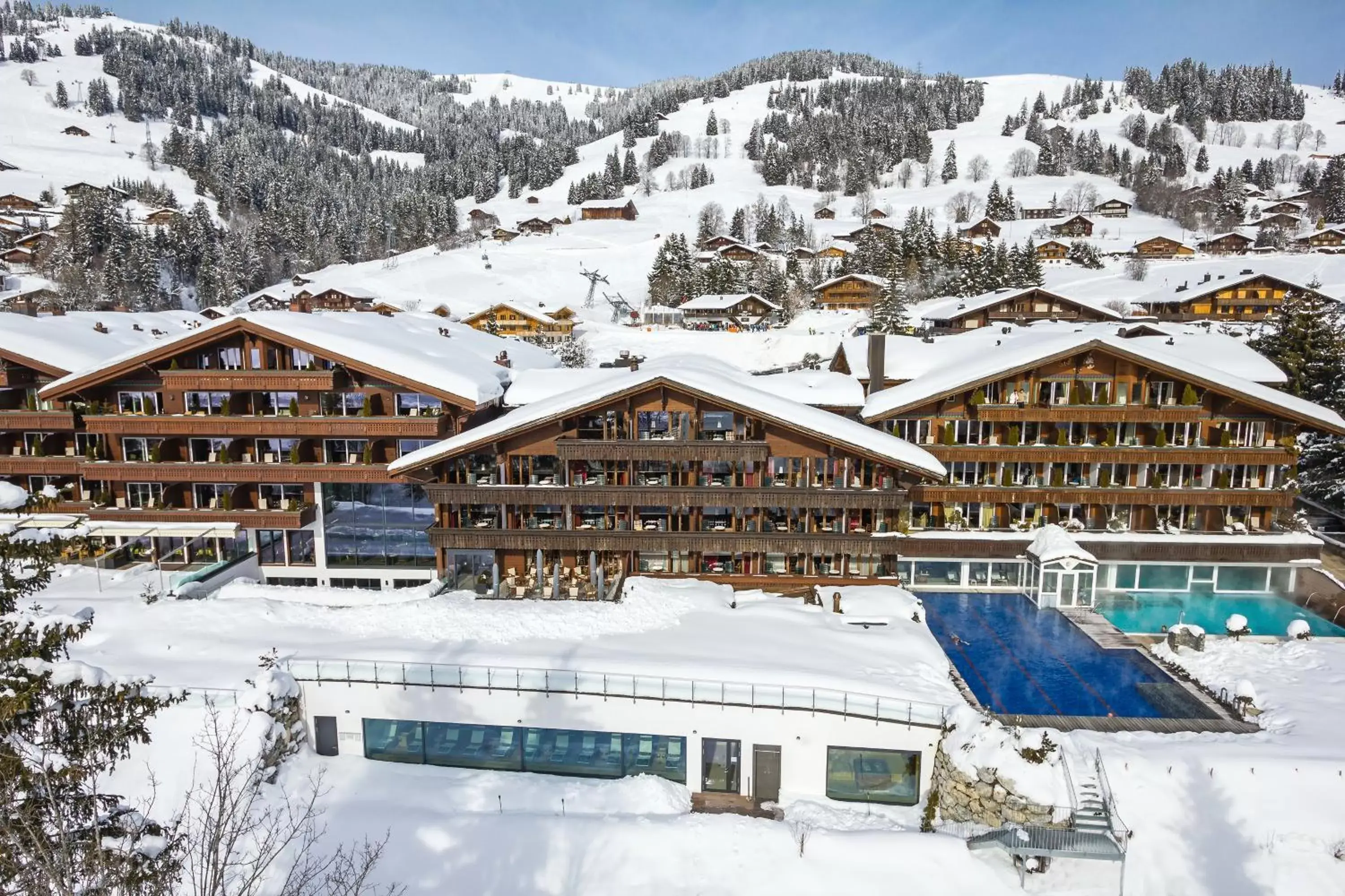 Property building, Winter in ERMITAGE Wellness- & Spa-Hotel