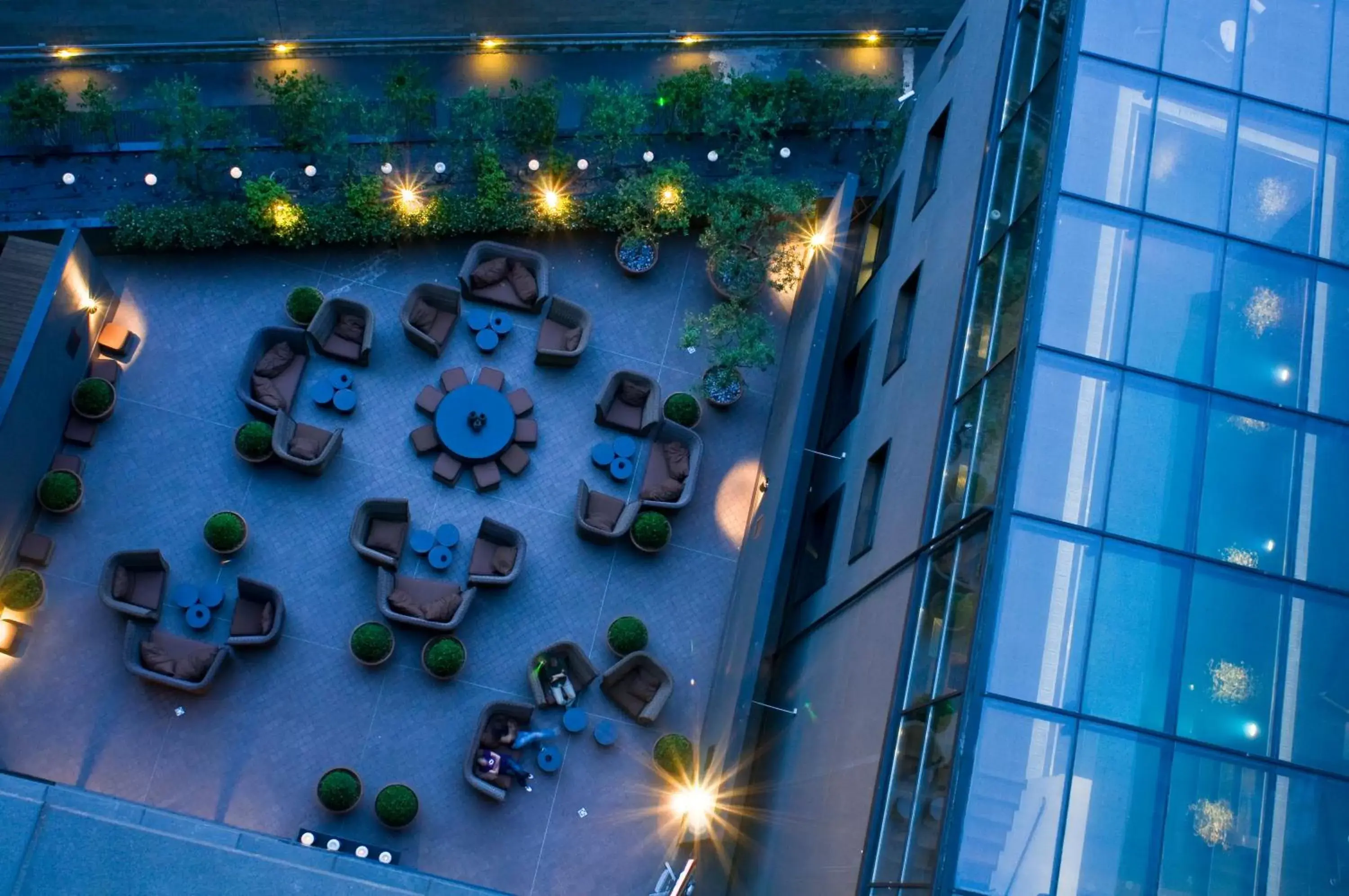 Garden in Radisson Blu Hotel Milan