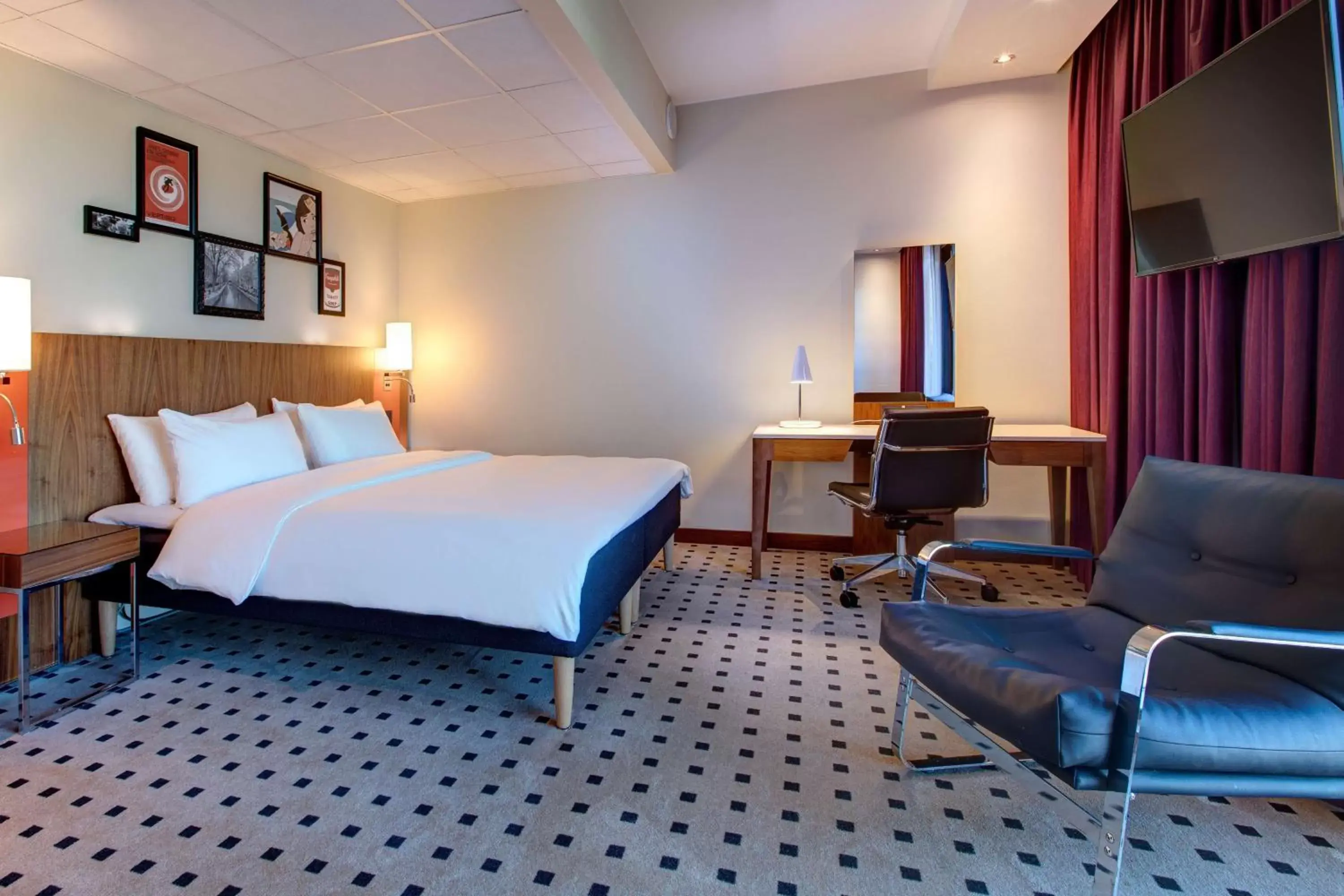 Photo of the whole room, Bed in Radisson Blu Hotel Oslo Alna