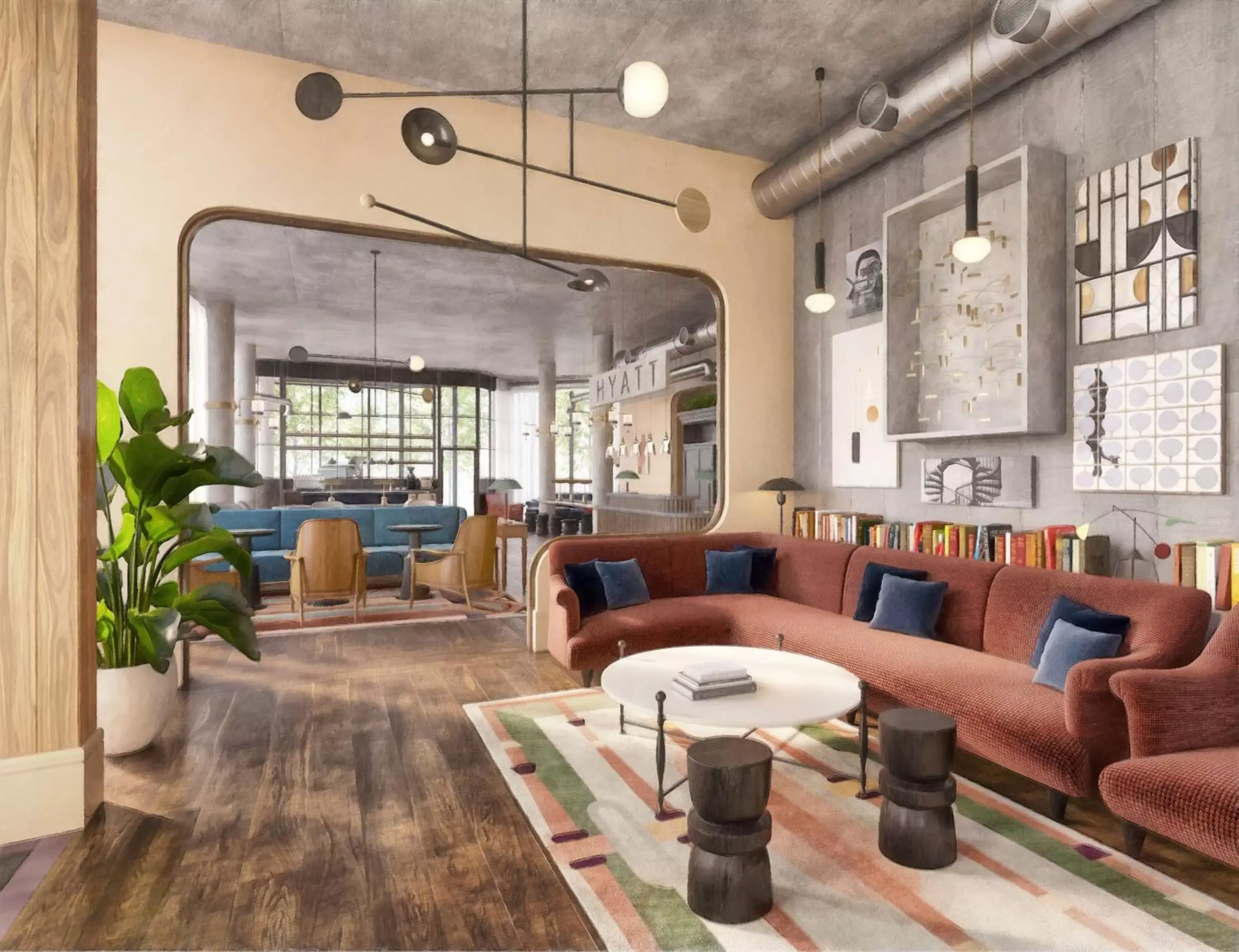 Lobby or reception, Seating Area in Hyatt Centric Cambridge