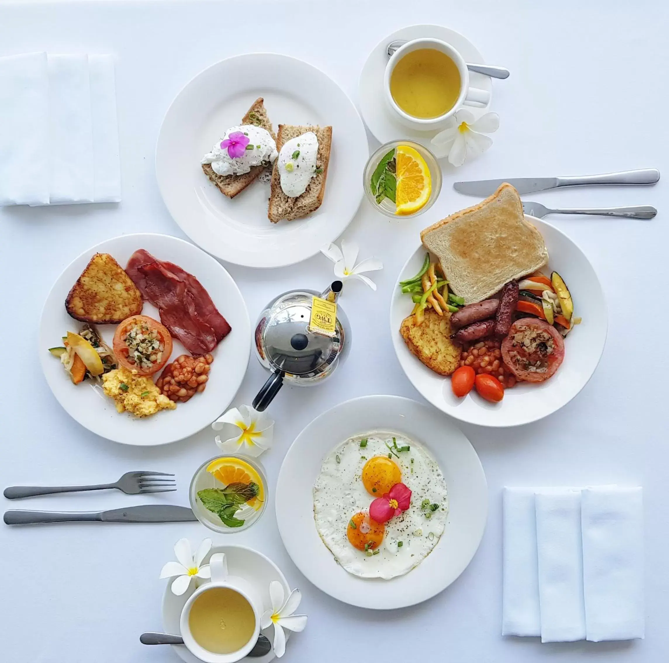 Breakfast in Chateau Royal Beach Resort & Spa, Noumea