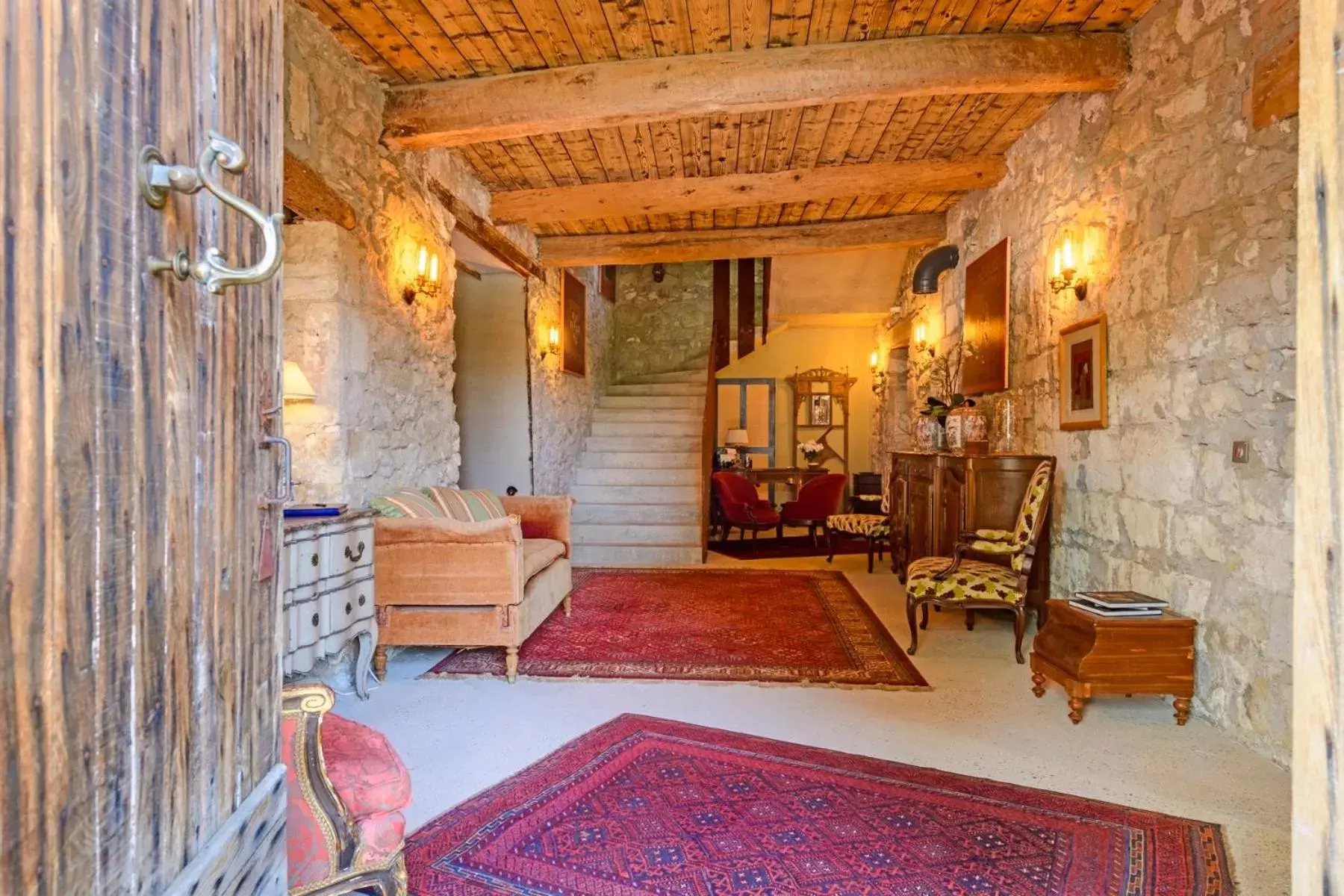 Lobby or reception in Bastide de Bellegarde