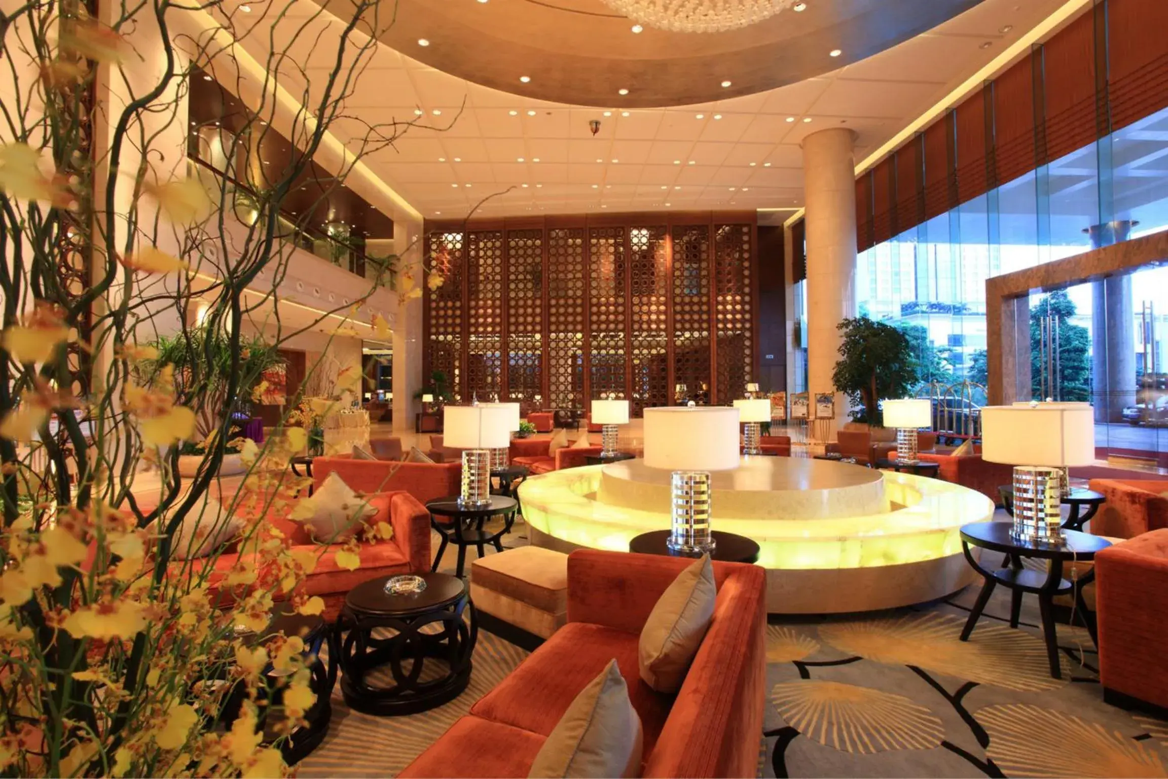 Lobby or reception, Lounge/Bar in HJ International Hotel