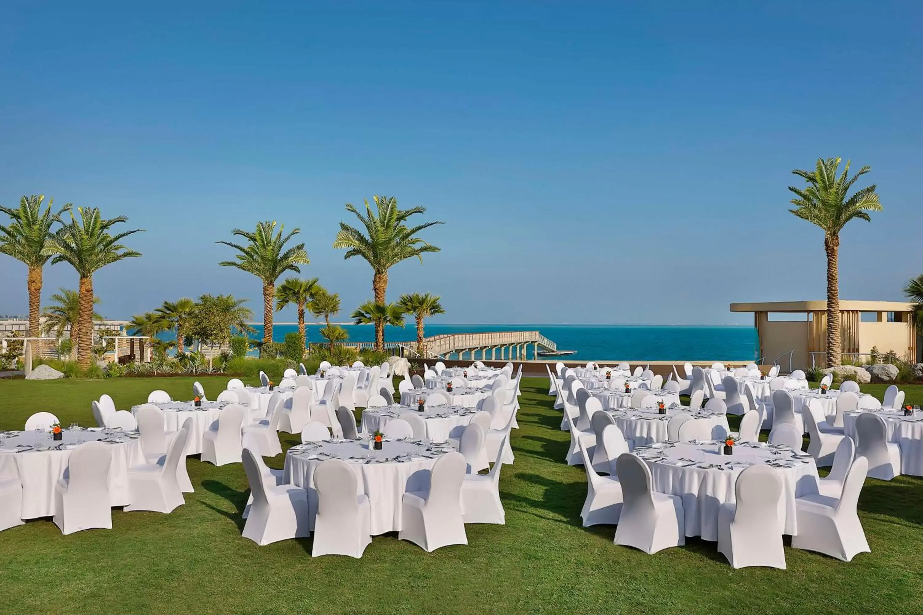 Garden, Banquet Facilities in Waldorf Astoria Lusail, Doha