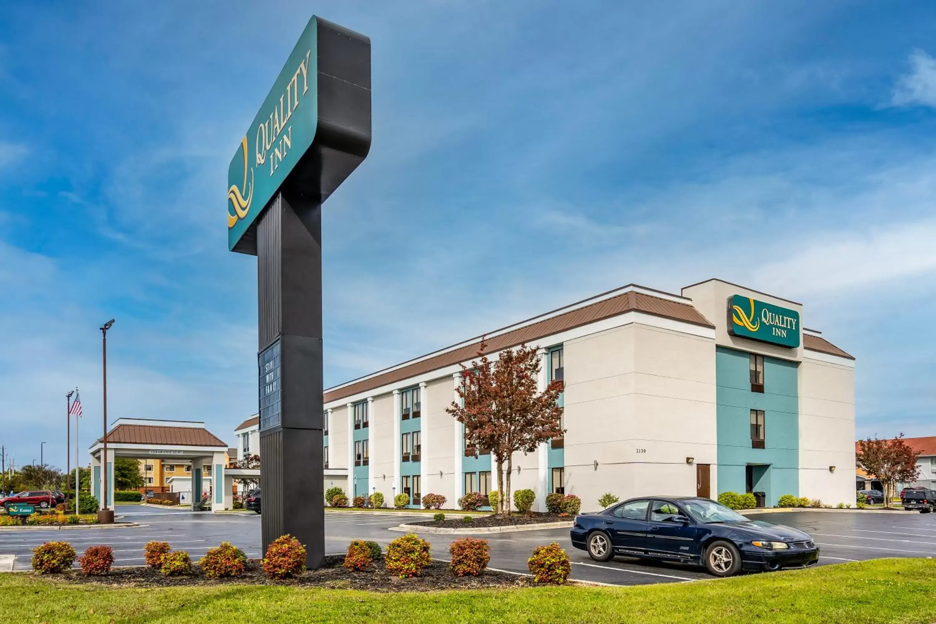 Property Building in Quality Inn Jacksonville near Camp Lejeune