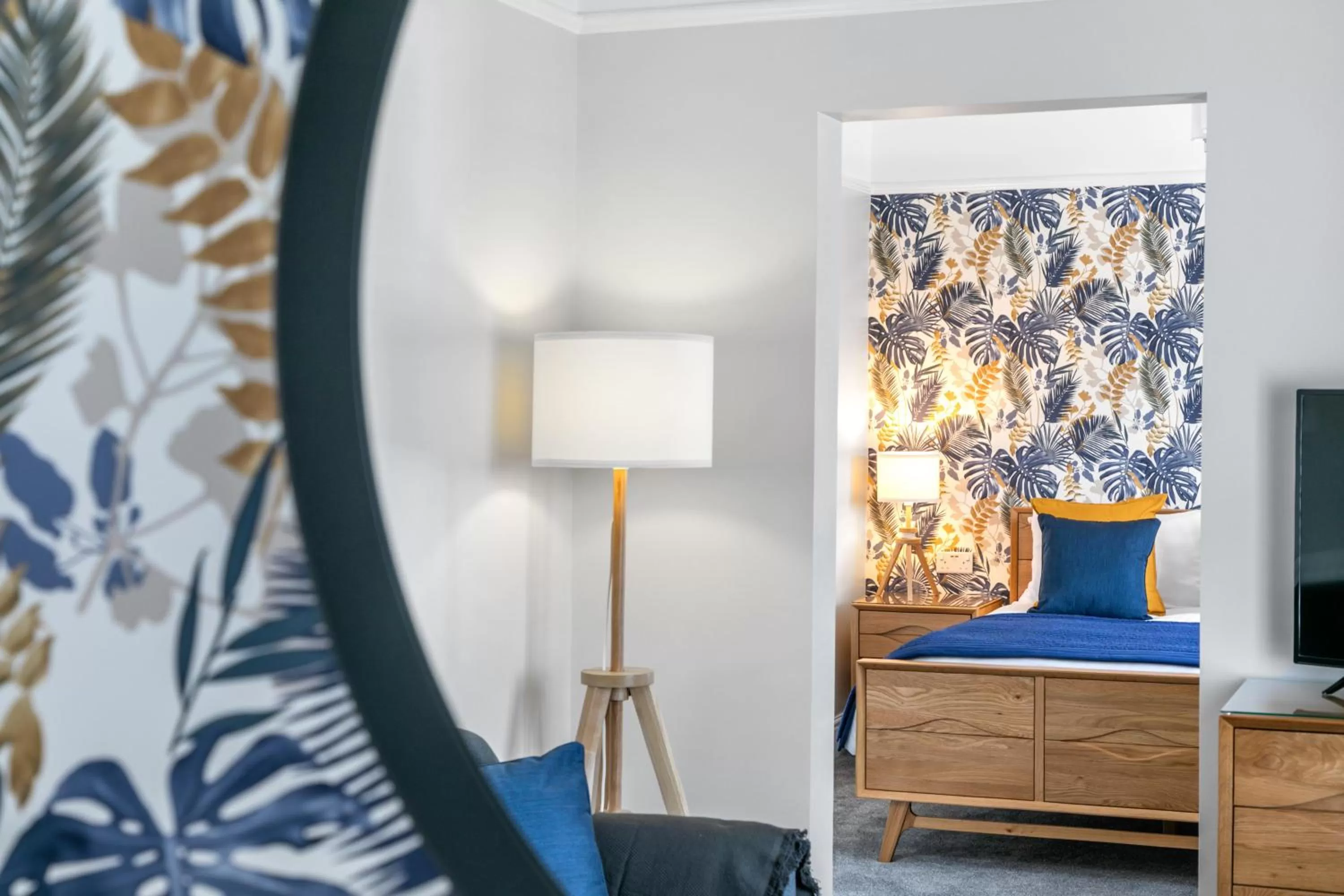 Bedroom, Bed in Stover Lodge