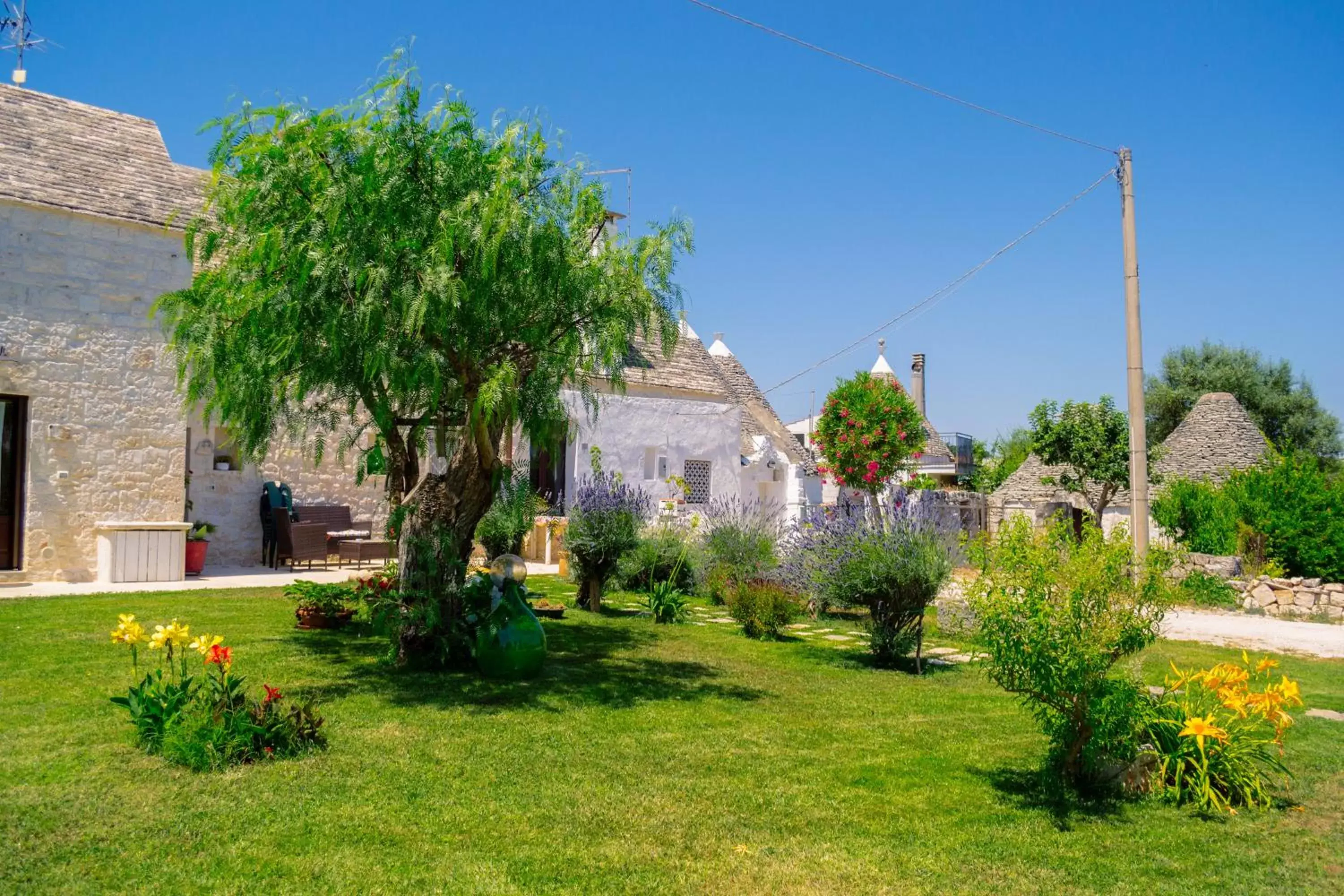 Garden in B&B Trulli Donna Isabella