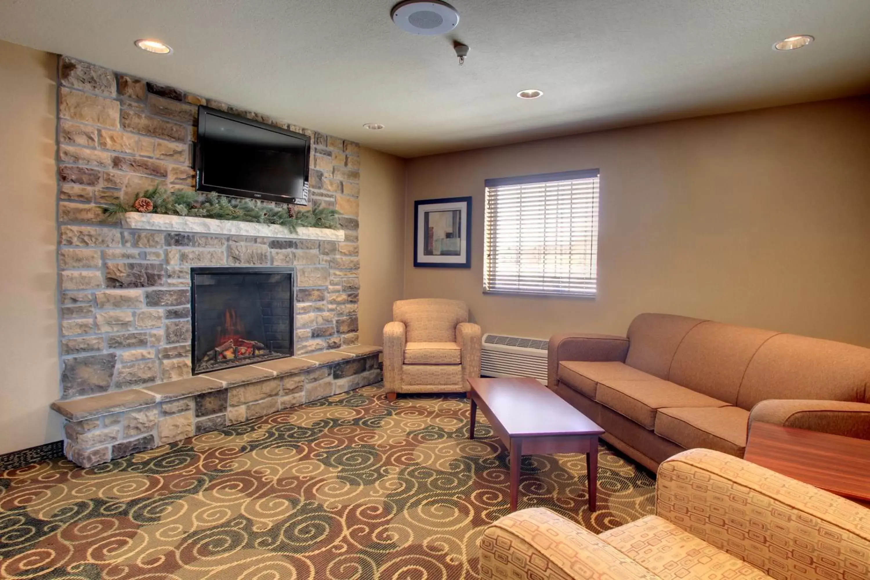 Lobby or reception, Seating Area in Cobblestone Inn & Suites - Harvey