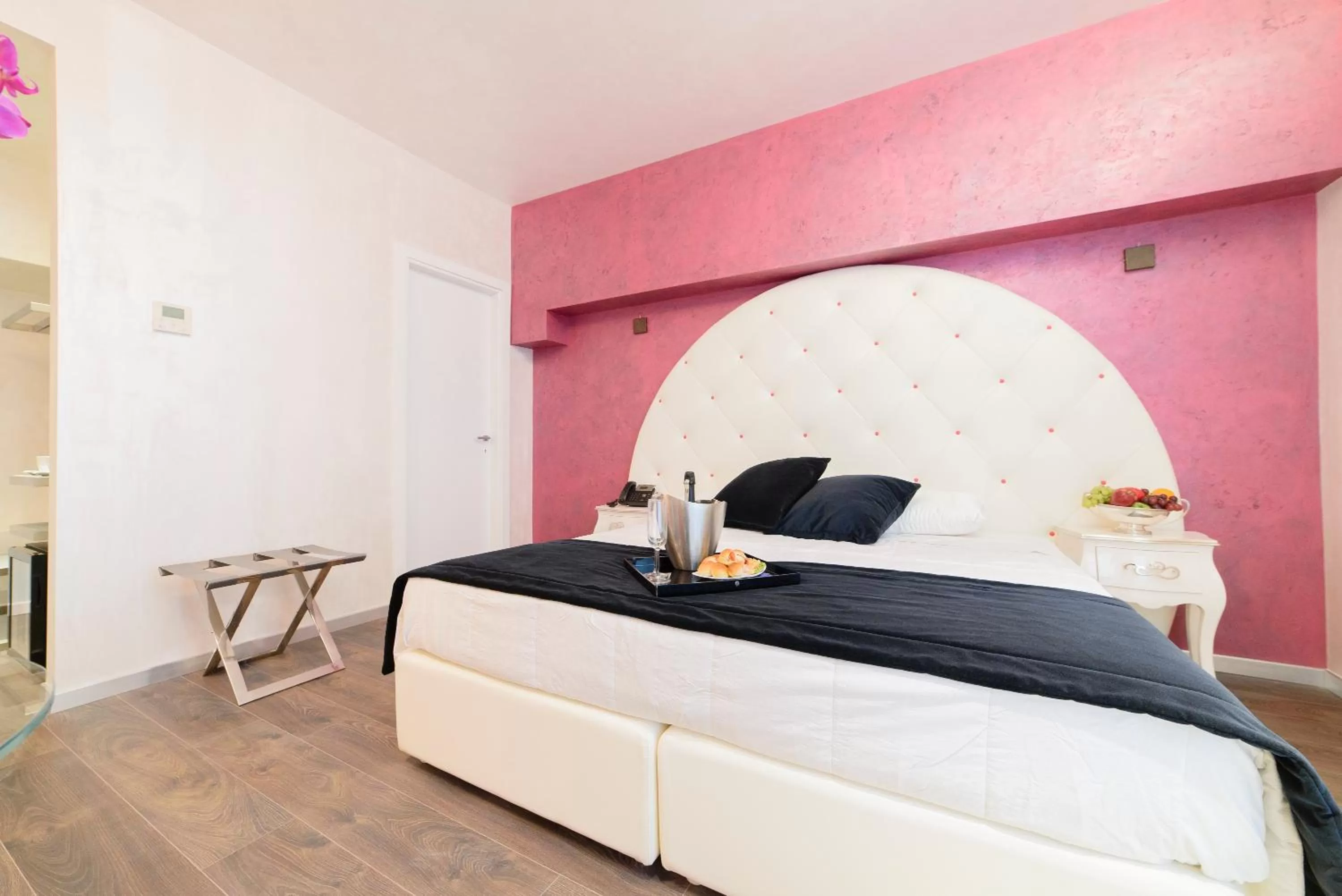 Bed in Hotel Vespasiano