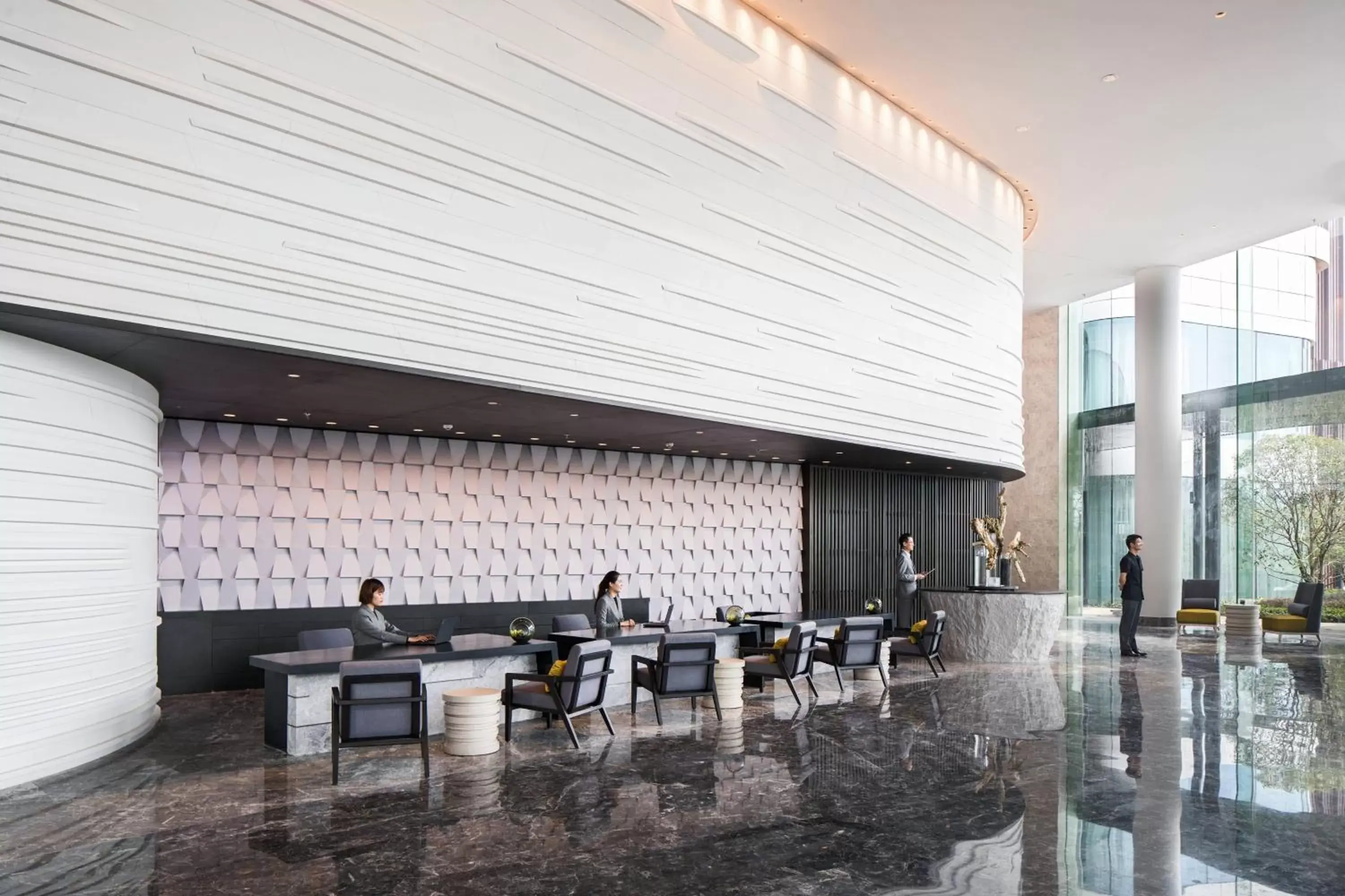 Lobby or reception, Restaurant/Places to Eat in Renaissance Suzhou Taihu Lake Hotel