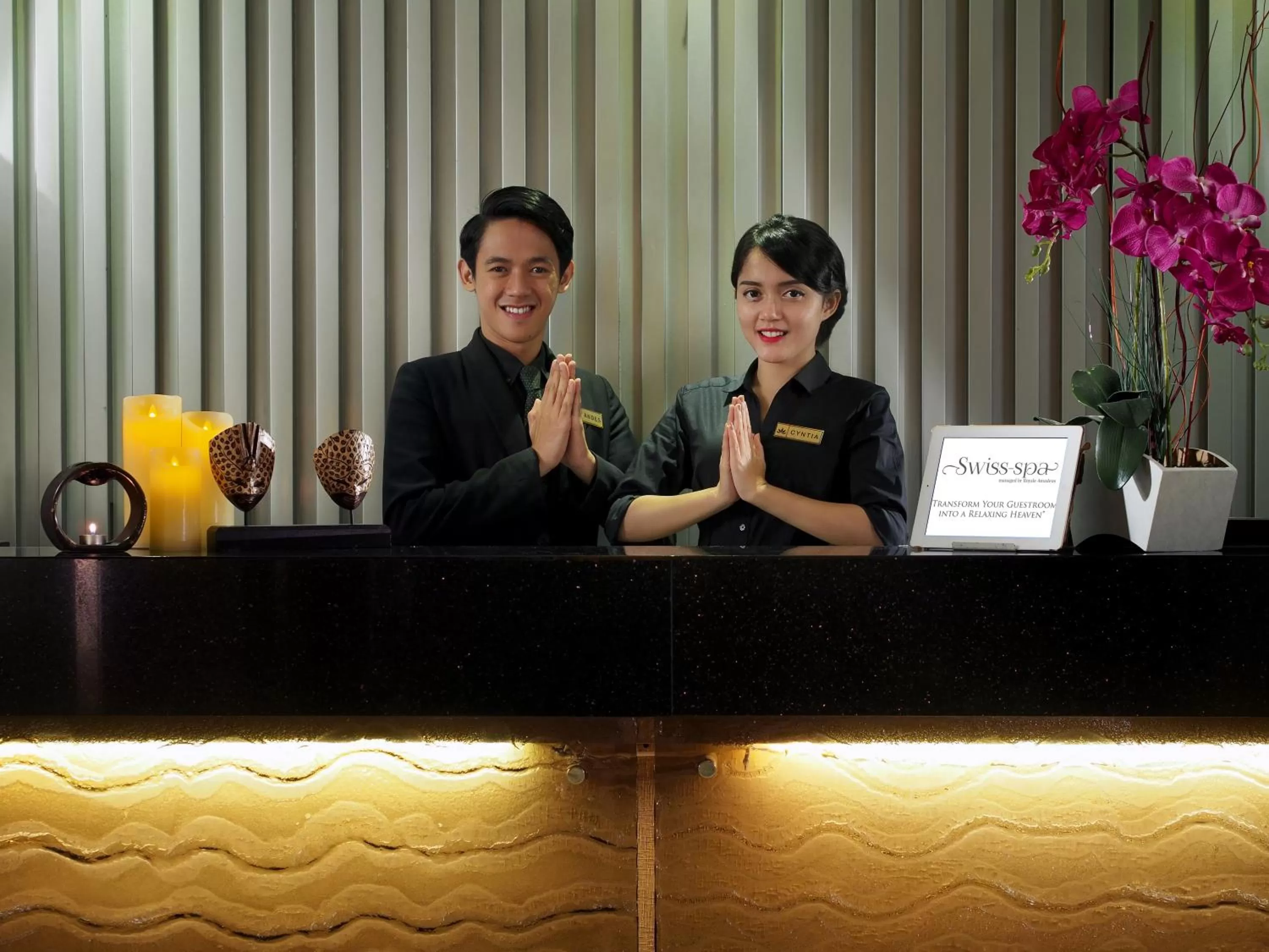Staff in Cambridge Hotel Medan