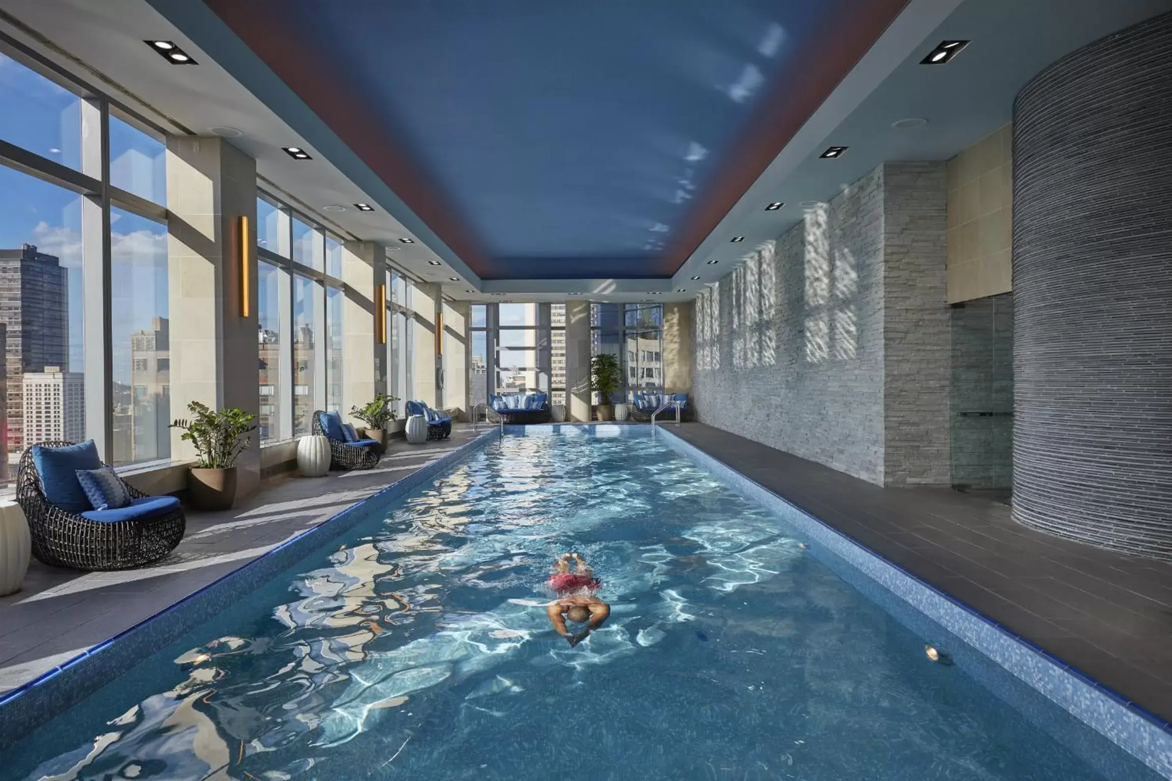 Swimming Pool in Mandarin Oriental New York