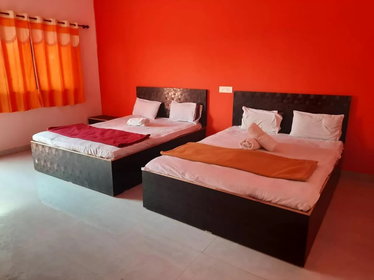 Bed in Hotel Nisarg Lodging And Restaurant