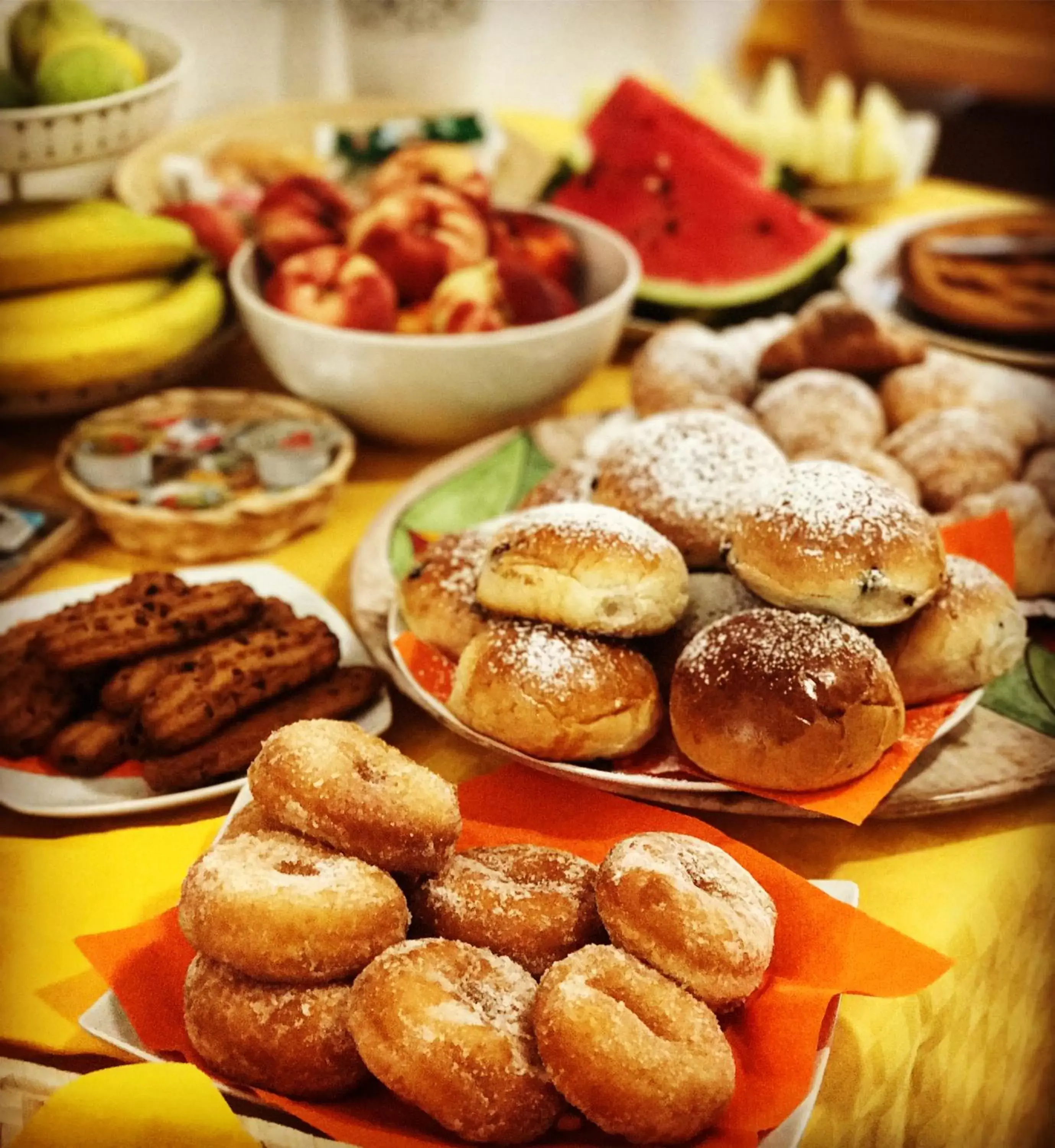 Continental breakfast in LeAlbe di Sicilia