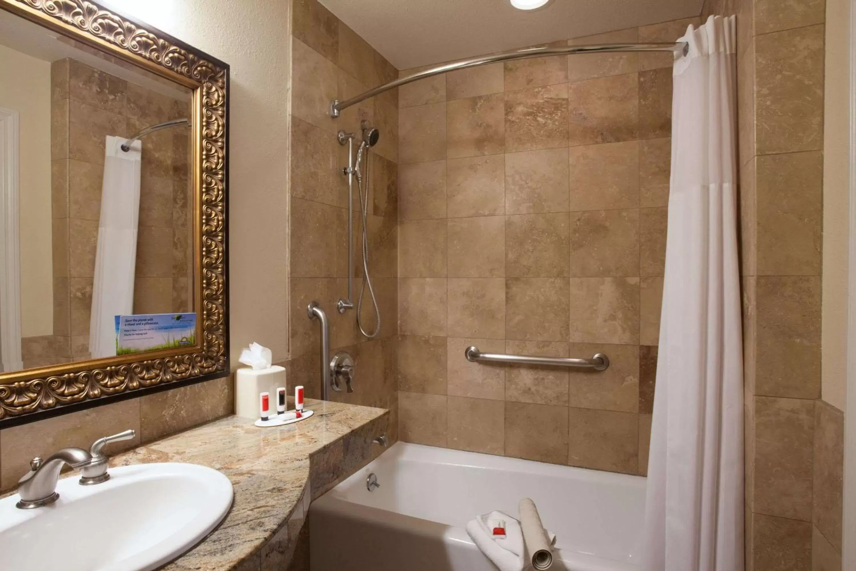 Bathroom in Days Inn by Wyndham San Diego Hotel Circle