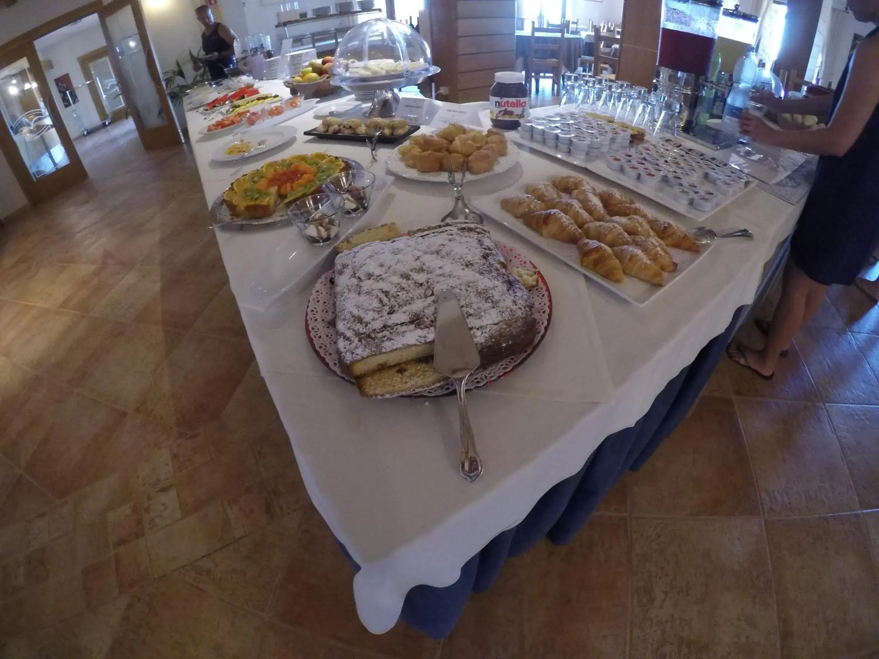 Breakfast in Hotel Villa Gustui Maris