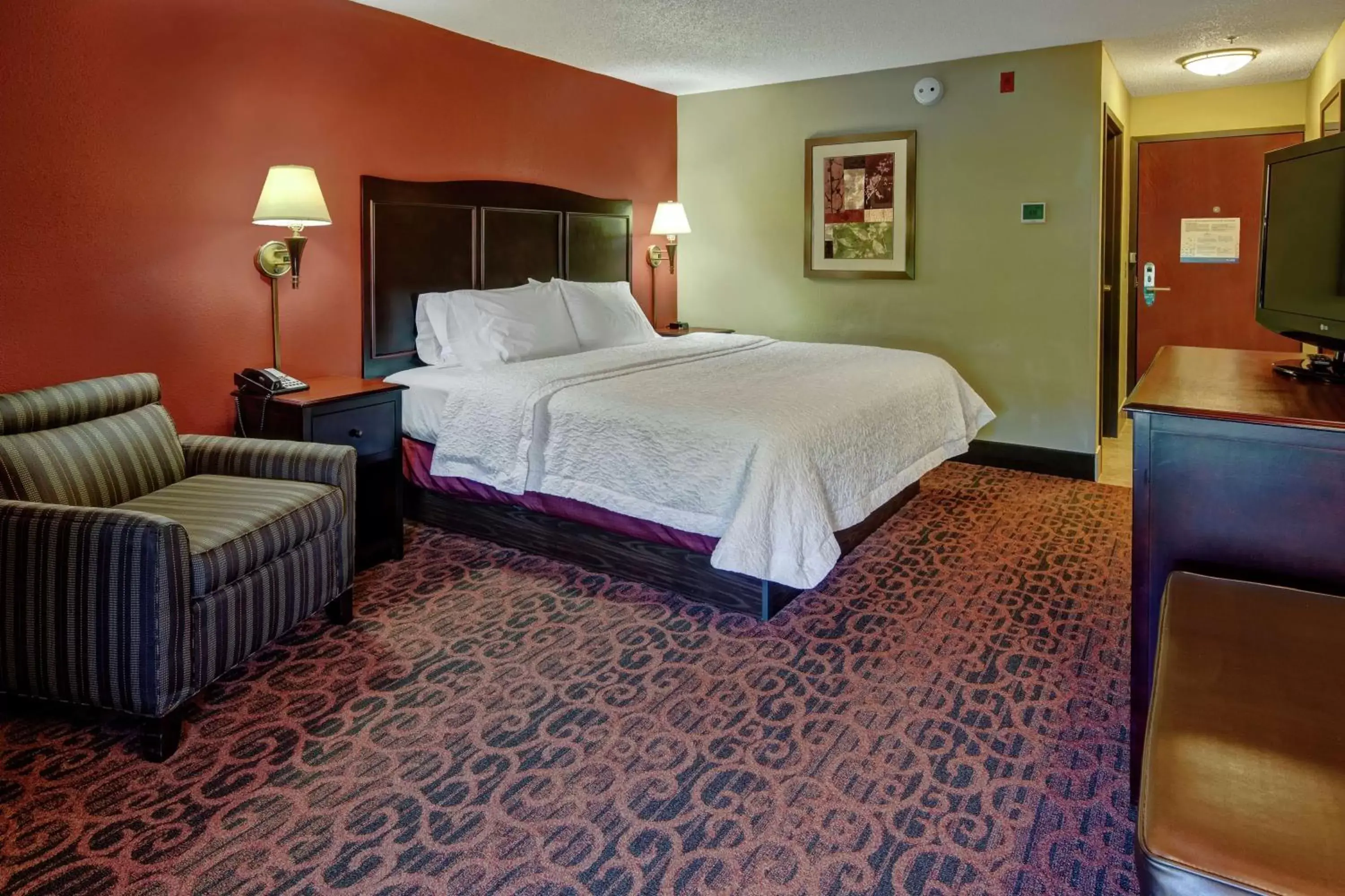 Bedroom, Bed in Hampton Inn Ashland