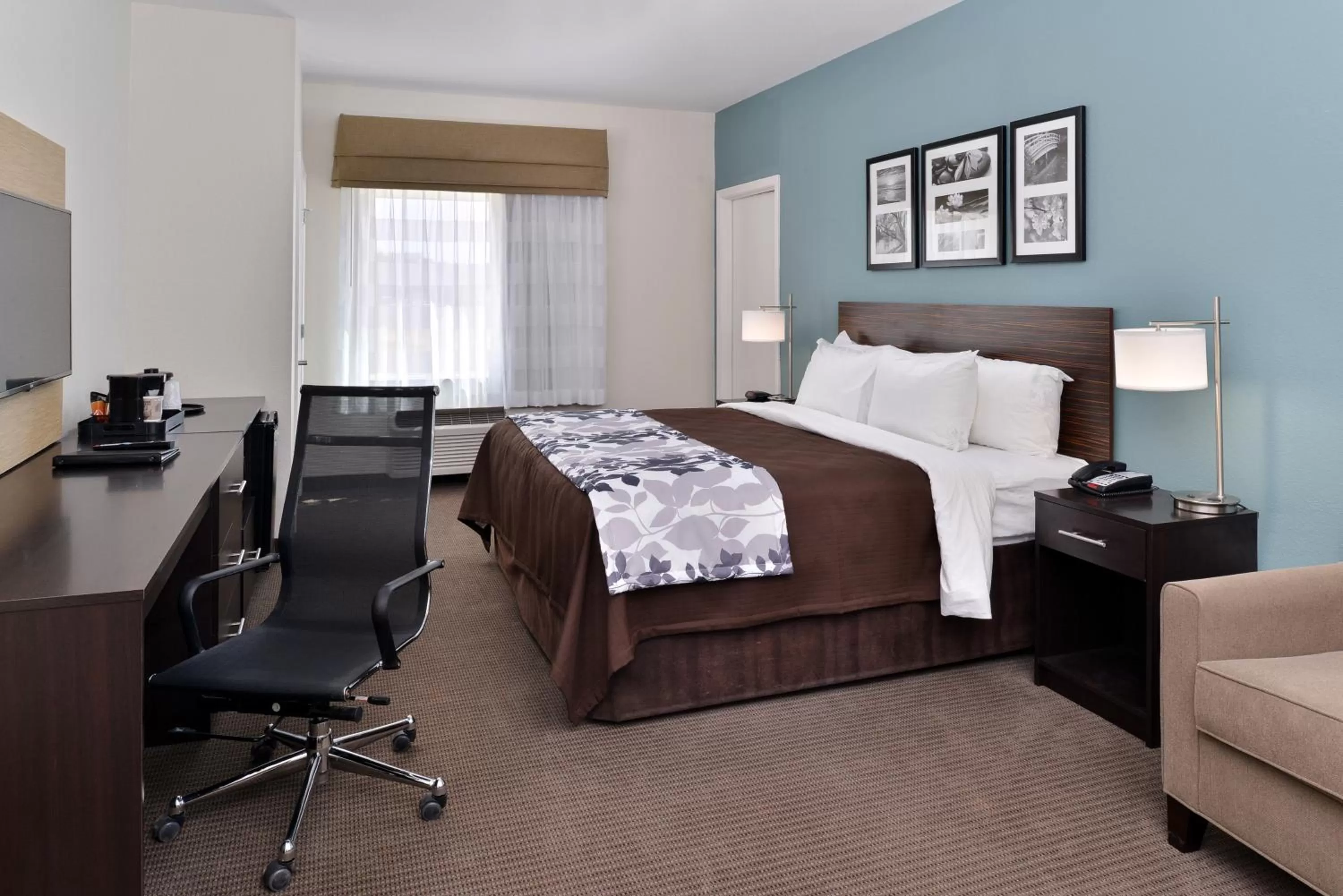 Photo of the whole room, Bed in Sleep Inn & Suites Meridian - Bonita Lakes