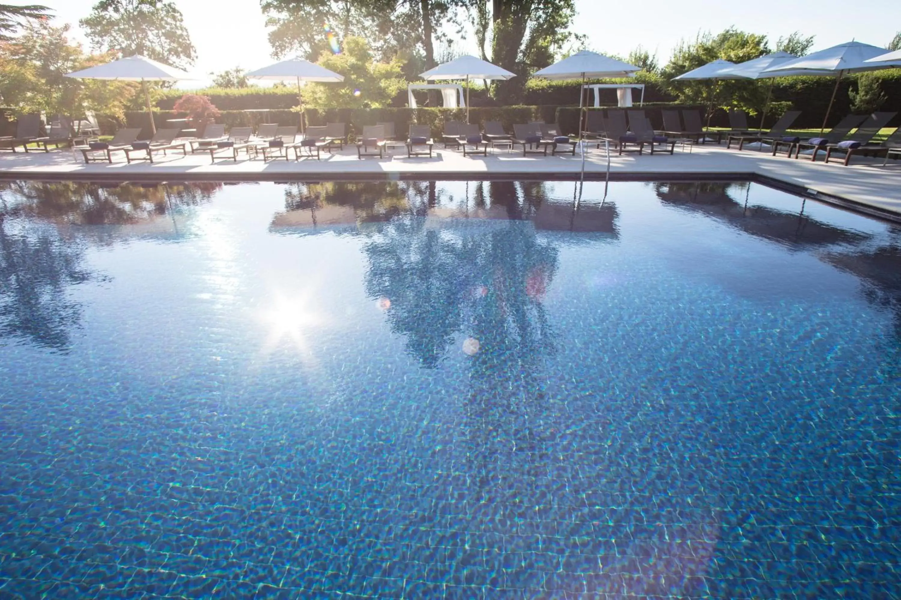 Swimming Pool in La Réserve Genève Hotel & Spa