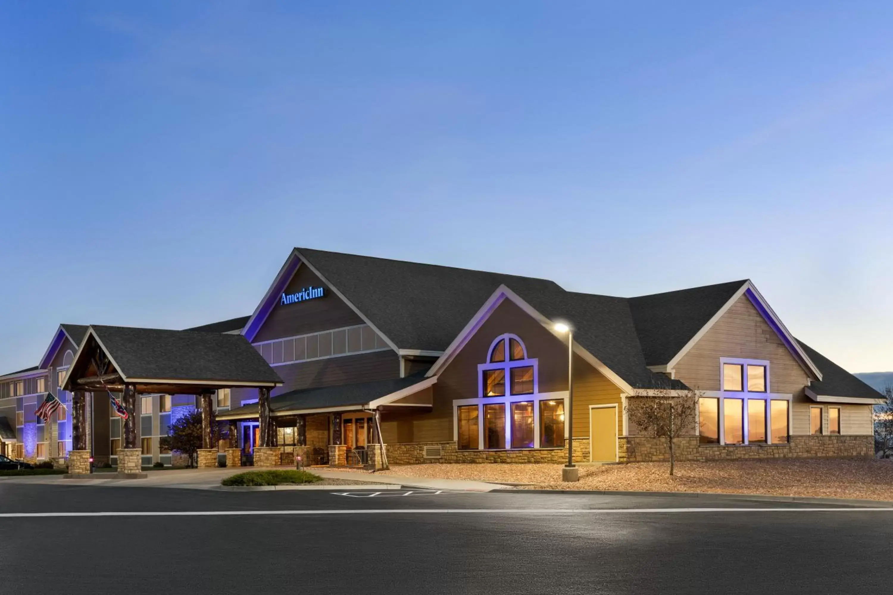 Property Building in AmericInn by Wyndham Laramie Near University of Wyoming